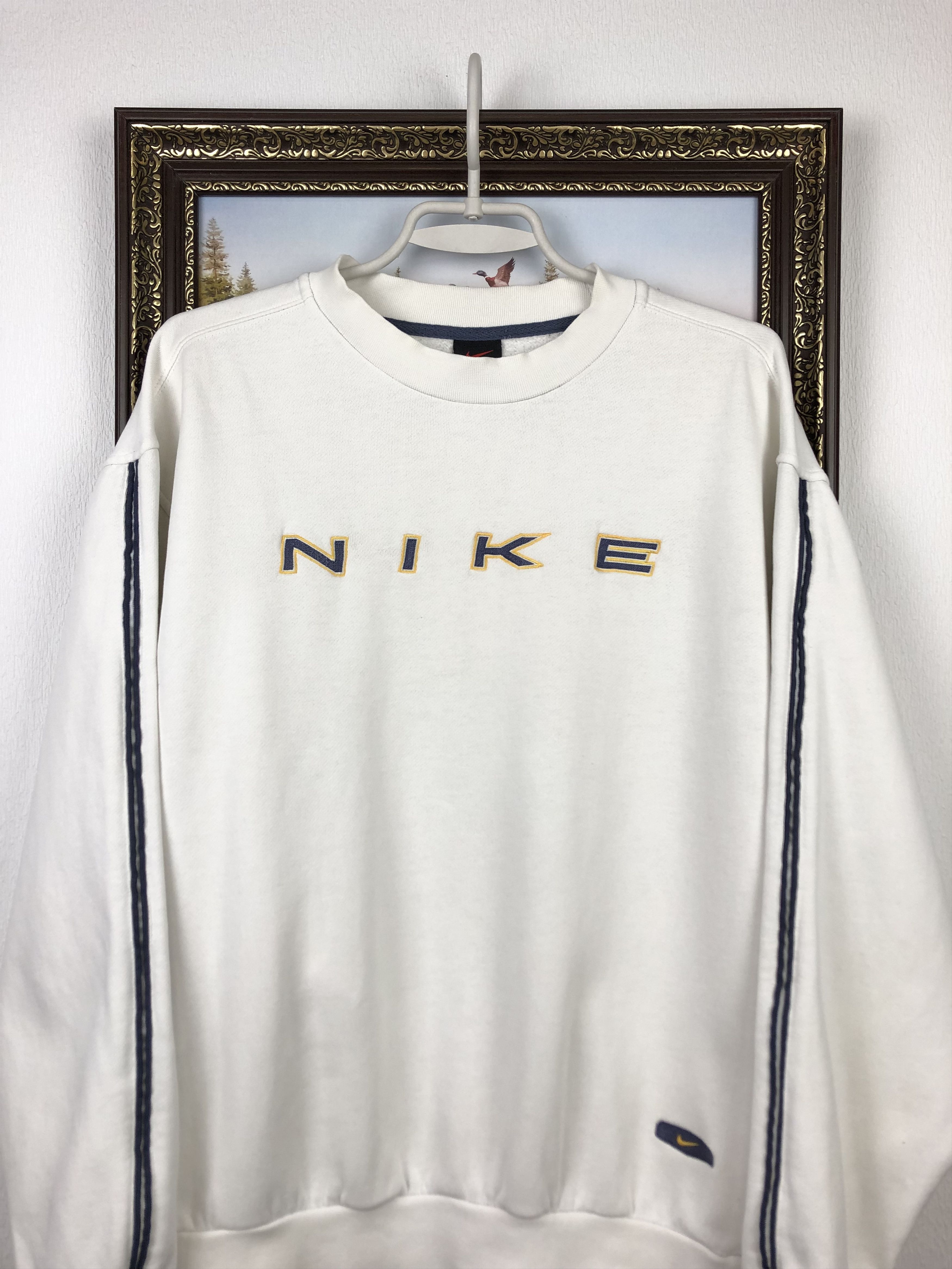 Vintage 90's Nike Sweatshirt Big Logo Swoosh Crewneck