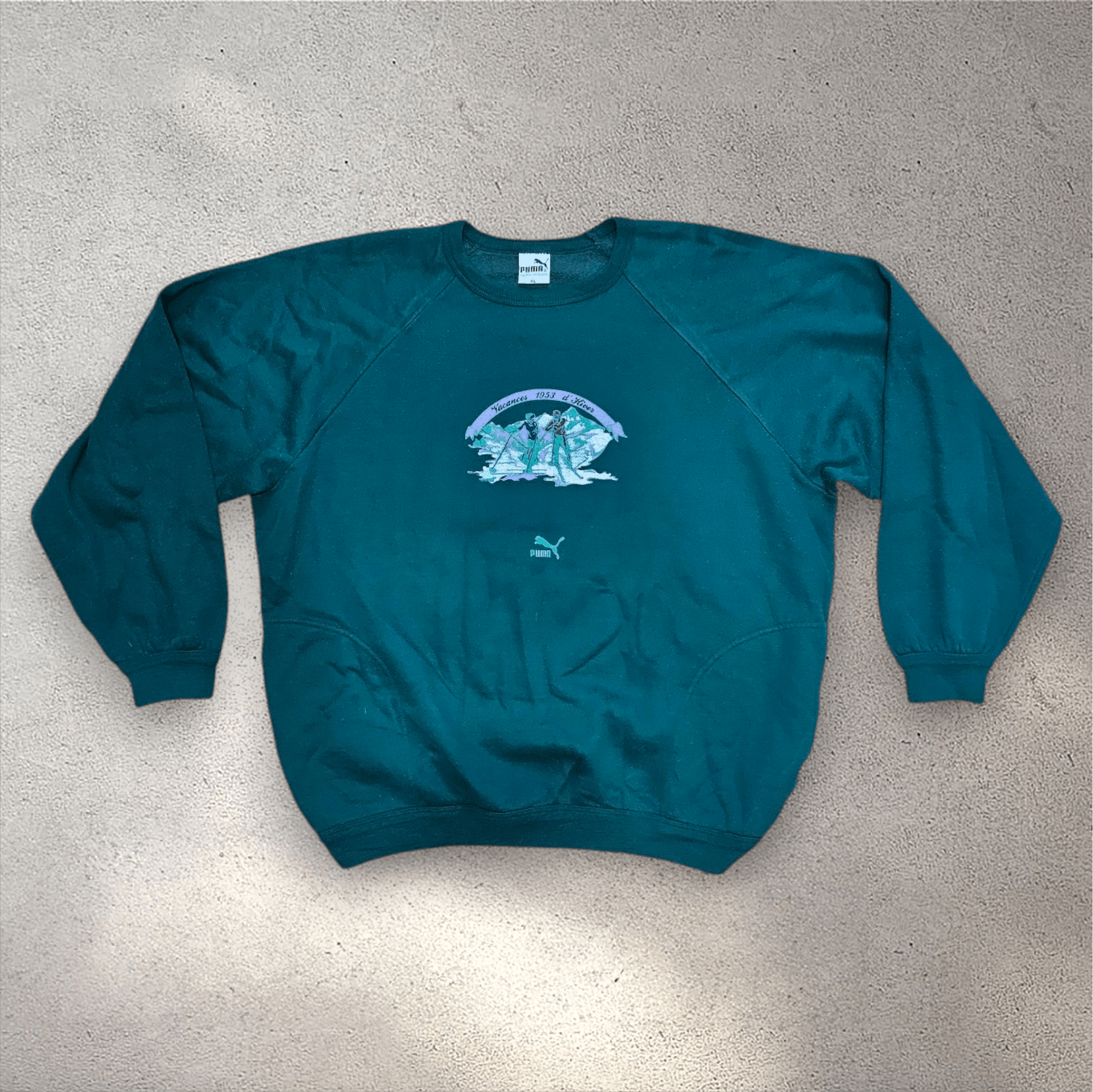 Puma Puma Vacances 1953 d'Hiver Vintage Tee Size US XL / EU 56 / 4 - 1 Thumbnail