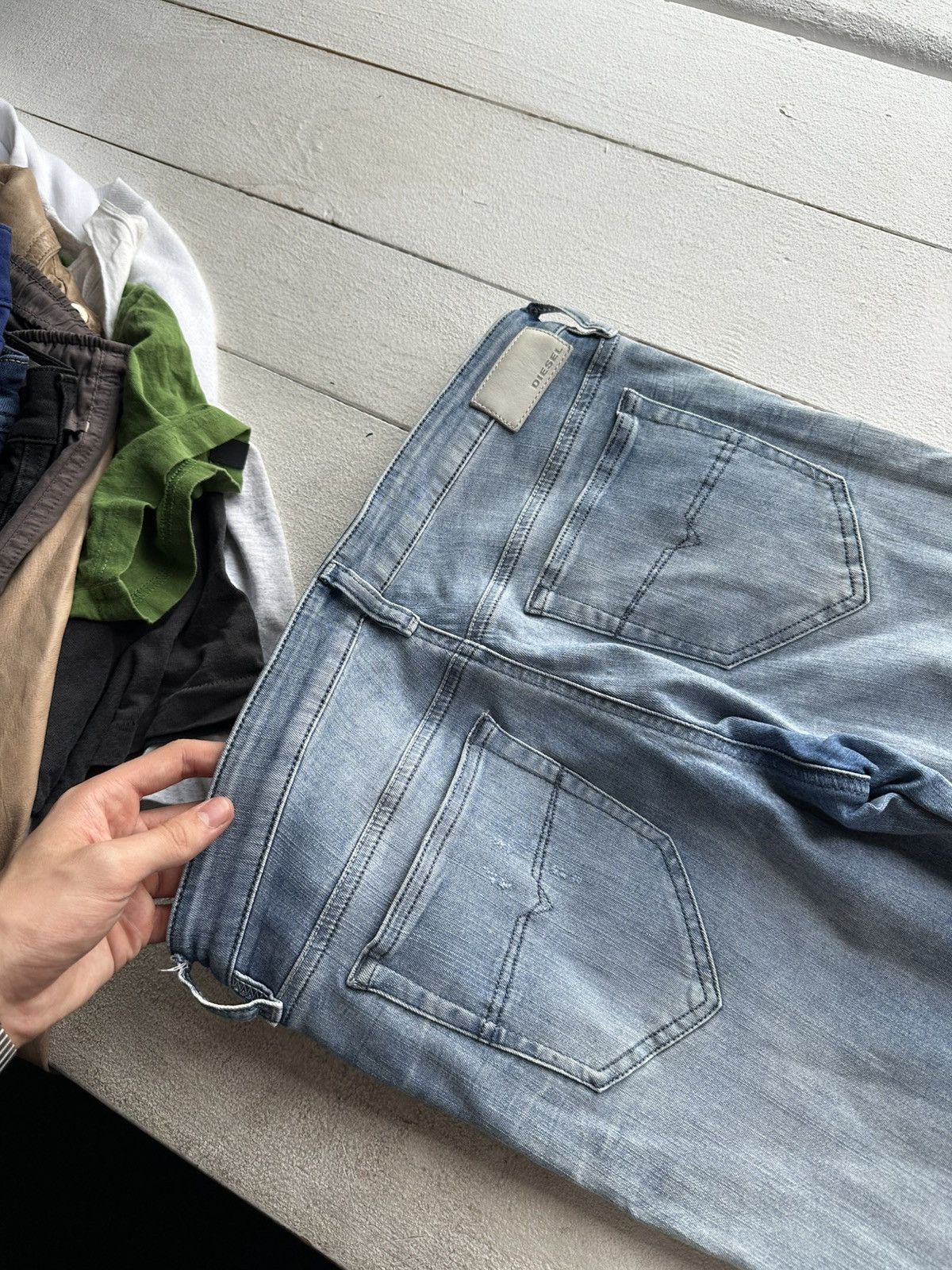 Diesel 🚨Gothic Diesel Regular Slim relax Flared Jeans Womens Size 31" - 7 Thumbnail
