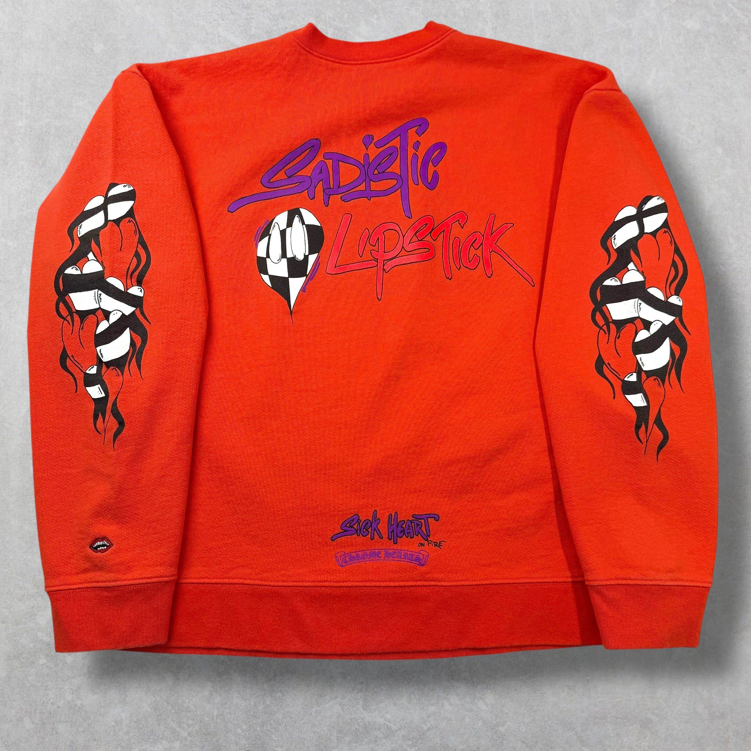 Chrome Hearts Chrome Hearts Matty Boy 'Sick Heart' Crewneck XL Size US XL / EU 56 / 4 - 2 Thumbnail