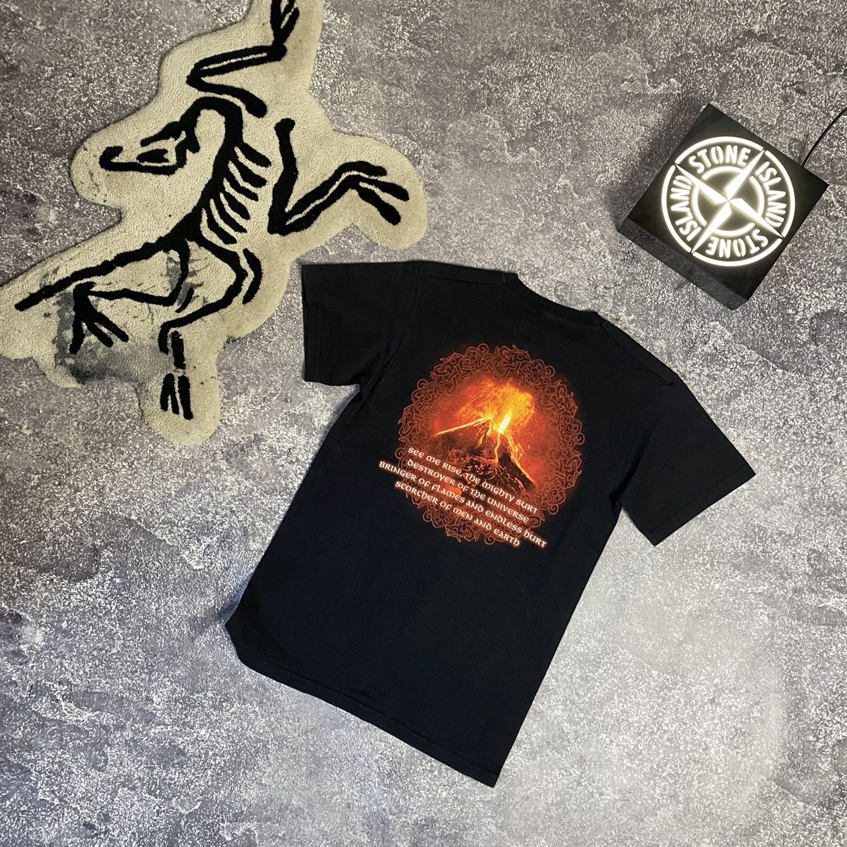 Band Tees Vintage Amon Amarth Overprinted graphic logo rock band tee Size US S / EU 44-46 / 1 - 2 Thumbnail