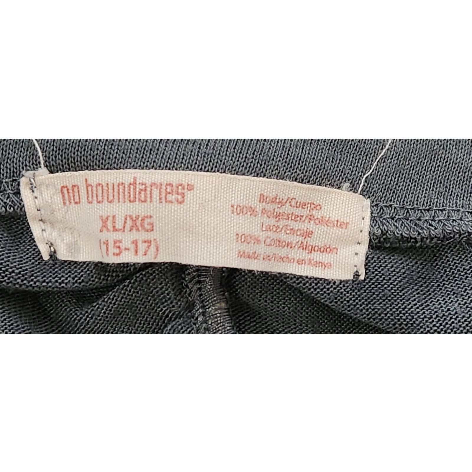 Other No Boundaries Gray Cardigan XL 15 17 Juniors Crochet Back Size XL / US 12-14 / IT 48-50 - 4 Thumbnail