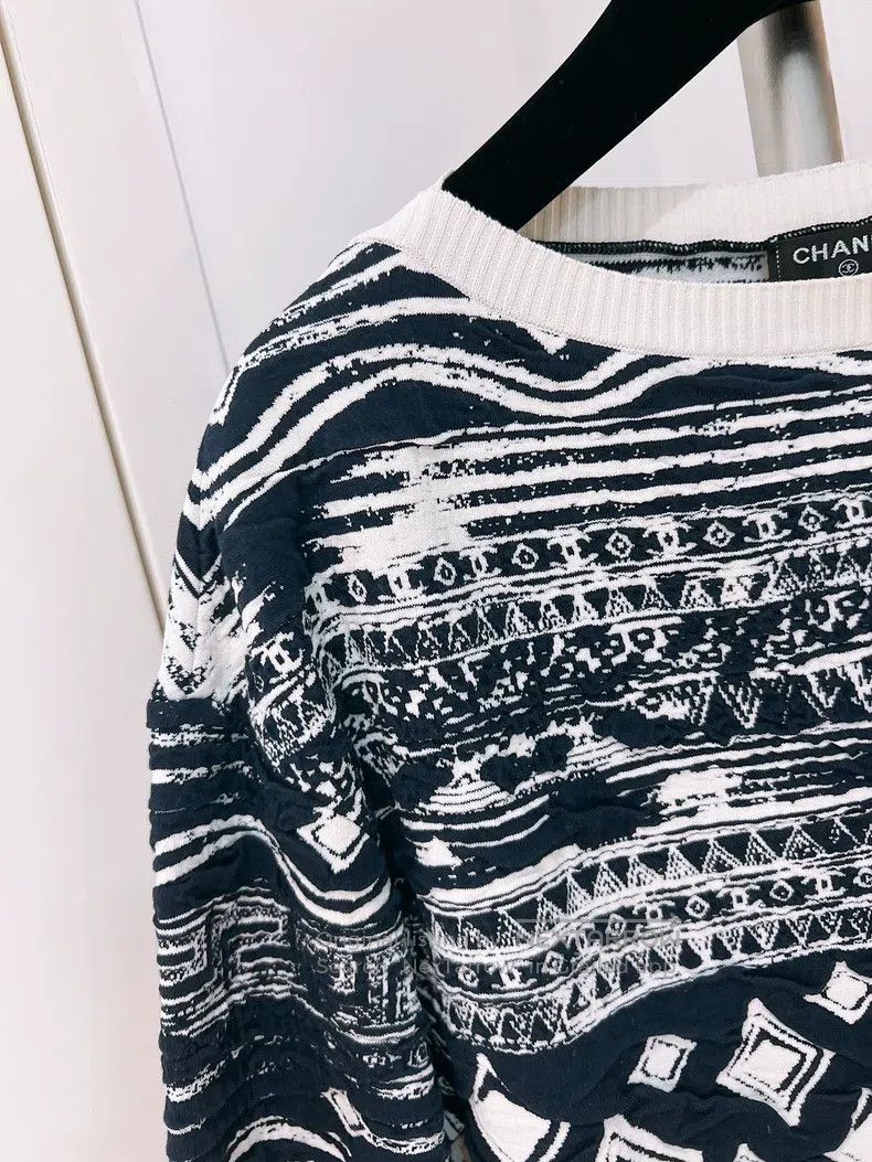 Chanel Chanel Greek catwalk style printed and dyed style knitted Size XXS / US 00 / IT 34 - 3 Thumbnail