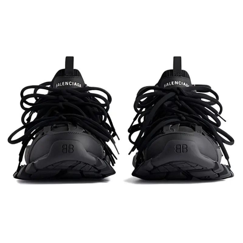 Balenciaga o1bcso1str0325 Track Corset Lace-Up Sneakers in Black Size US 10.5 / EU 43-44 - 3 Thumbnail