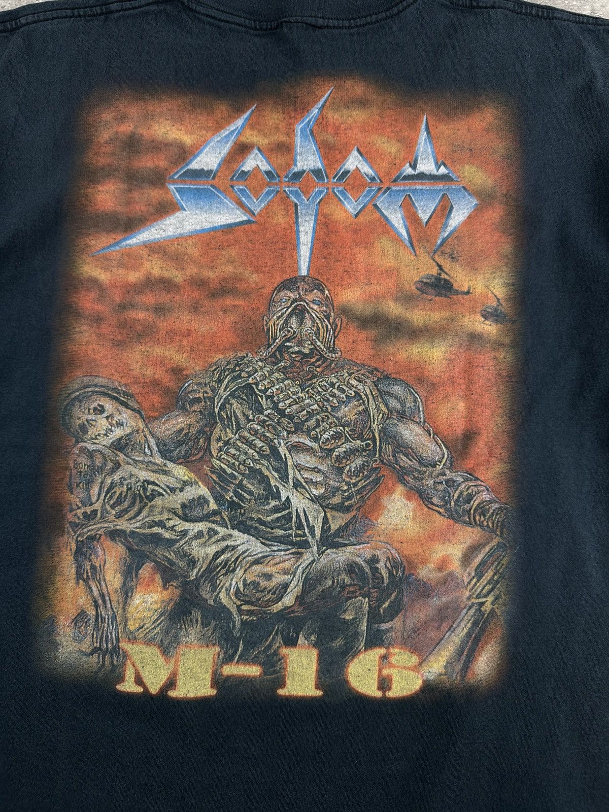Vintage T-shirt tee Sodom M-16 merch hardstyle alternatice schwarz Size US L / EU 52-54 / 3 - 2 Thumbnail