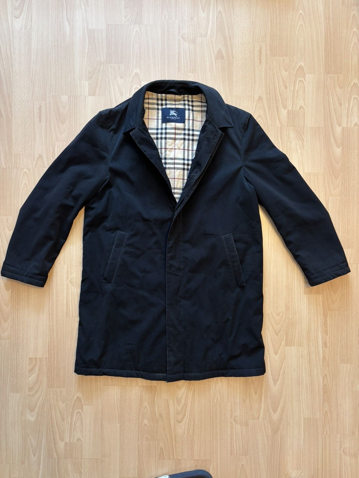 Burberry Burberry retro coat 52 L / XL nova check Size US L / EU 52-54 / 3 - 3 Thumbnail