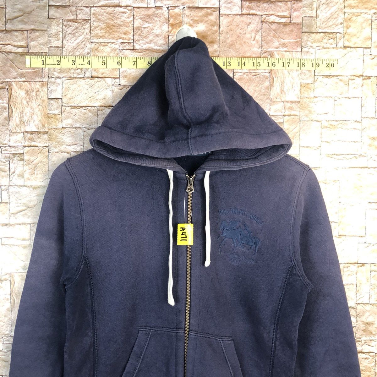 Ralph Lauren RL Ralph Lauren faded Blue vintage sweater Hoddie #A471 Size S / US 4 / IT 40 - 2 Thumbnail