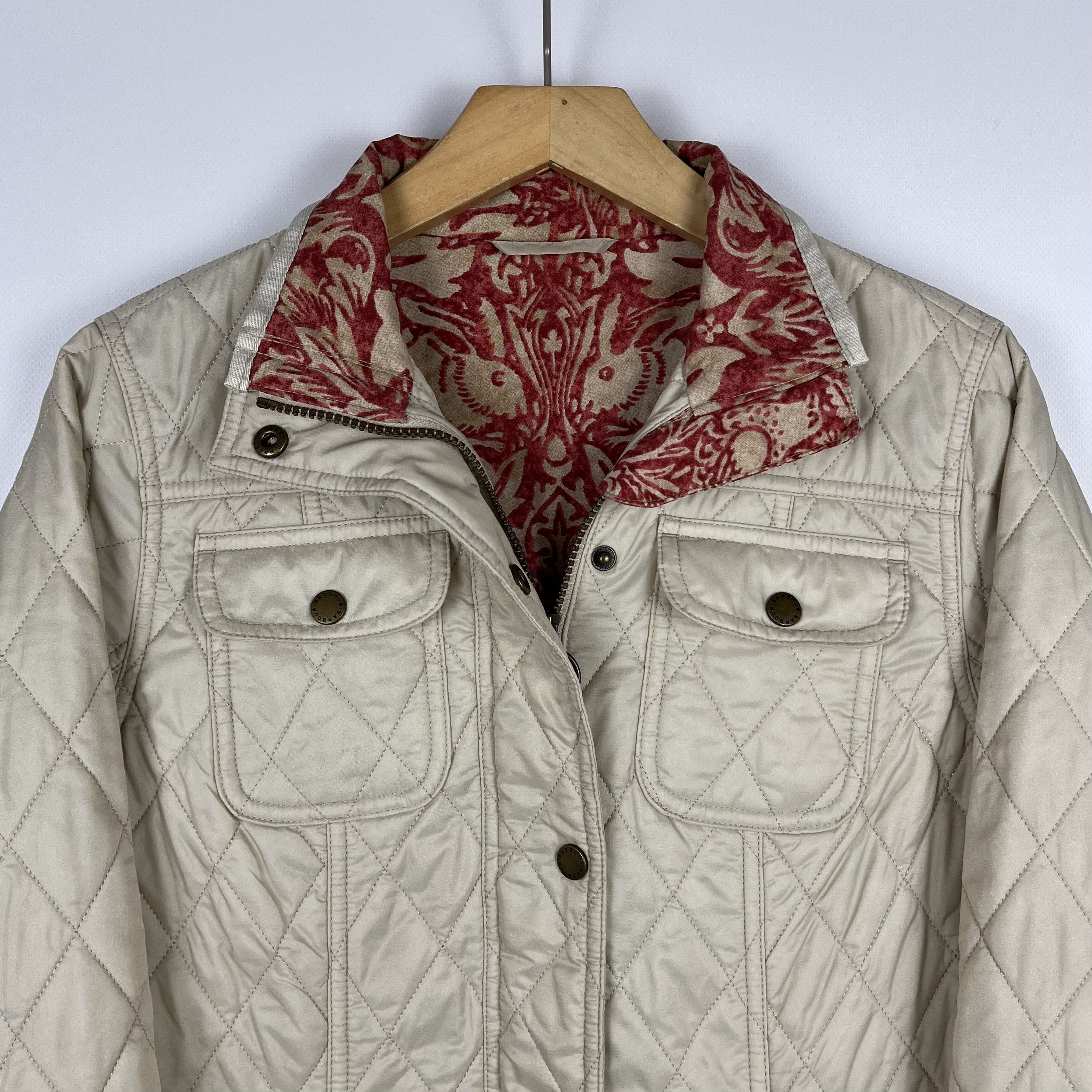 Barbour Ladies Barbour Morris Utility Quilted Jacket Size M / US 6-8 / IT 42-44 - 6 Thumbnail