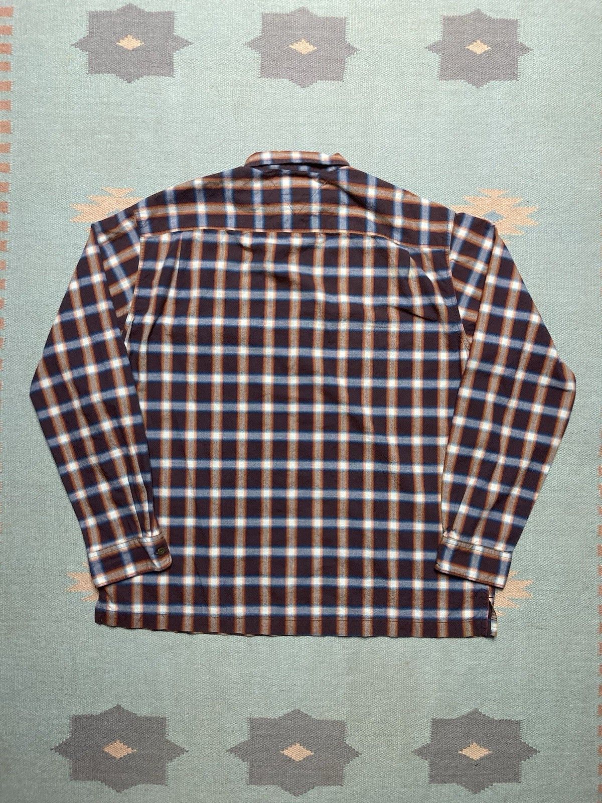 Tommy Hilfiger × Vintage Tommy Hilfiger button shirt pullover shadow plaid mens large Size US L / EU 52-54 / 3 - 5 Thumbnail