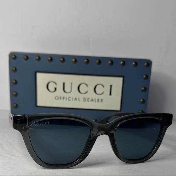 Gucci 💯 - New Authentic Gucci GG1116S 003 51 Men's Sunglasses","d Size ONE SIZE - 6 Thumbnail