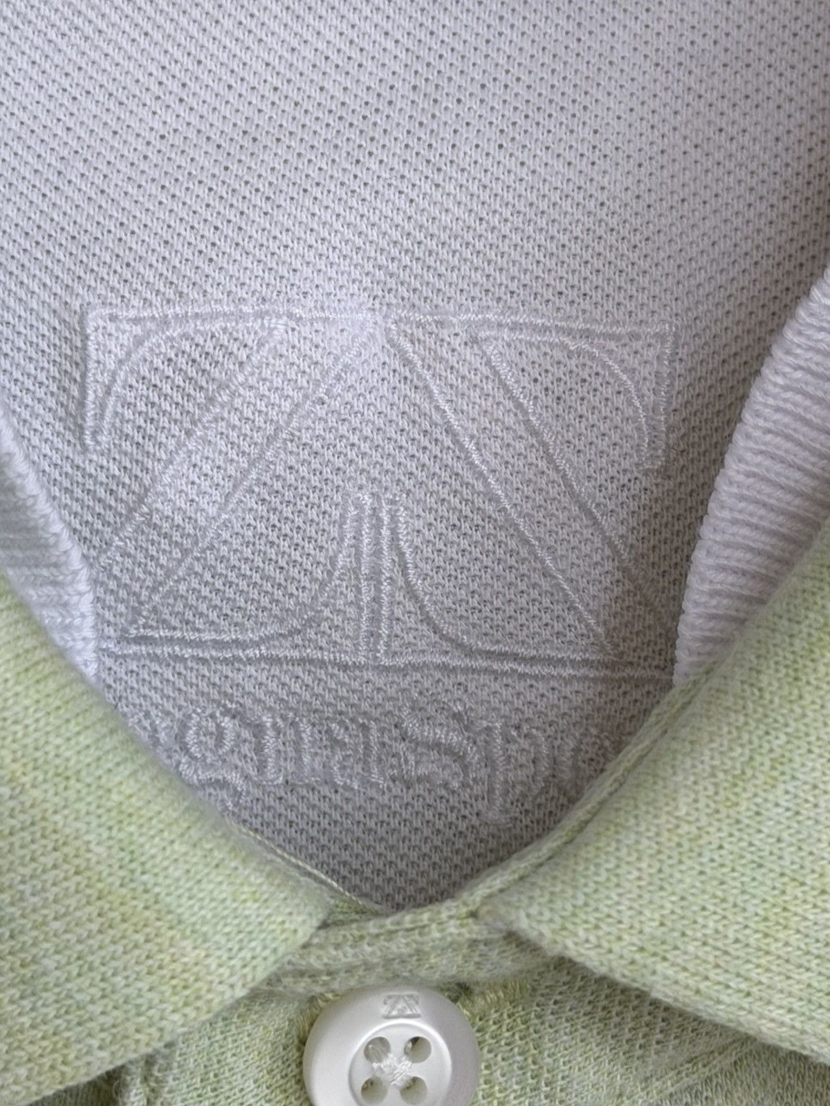 Ermenegildo Zegna Zegna Sport Light Green Polo Shirt Mens Size L Vintage Size US L / EU 52-54 / 3 - 11 Thumbnail