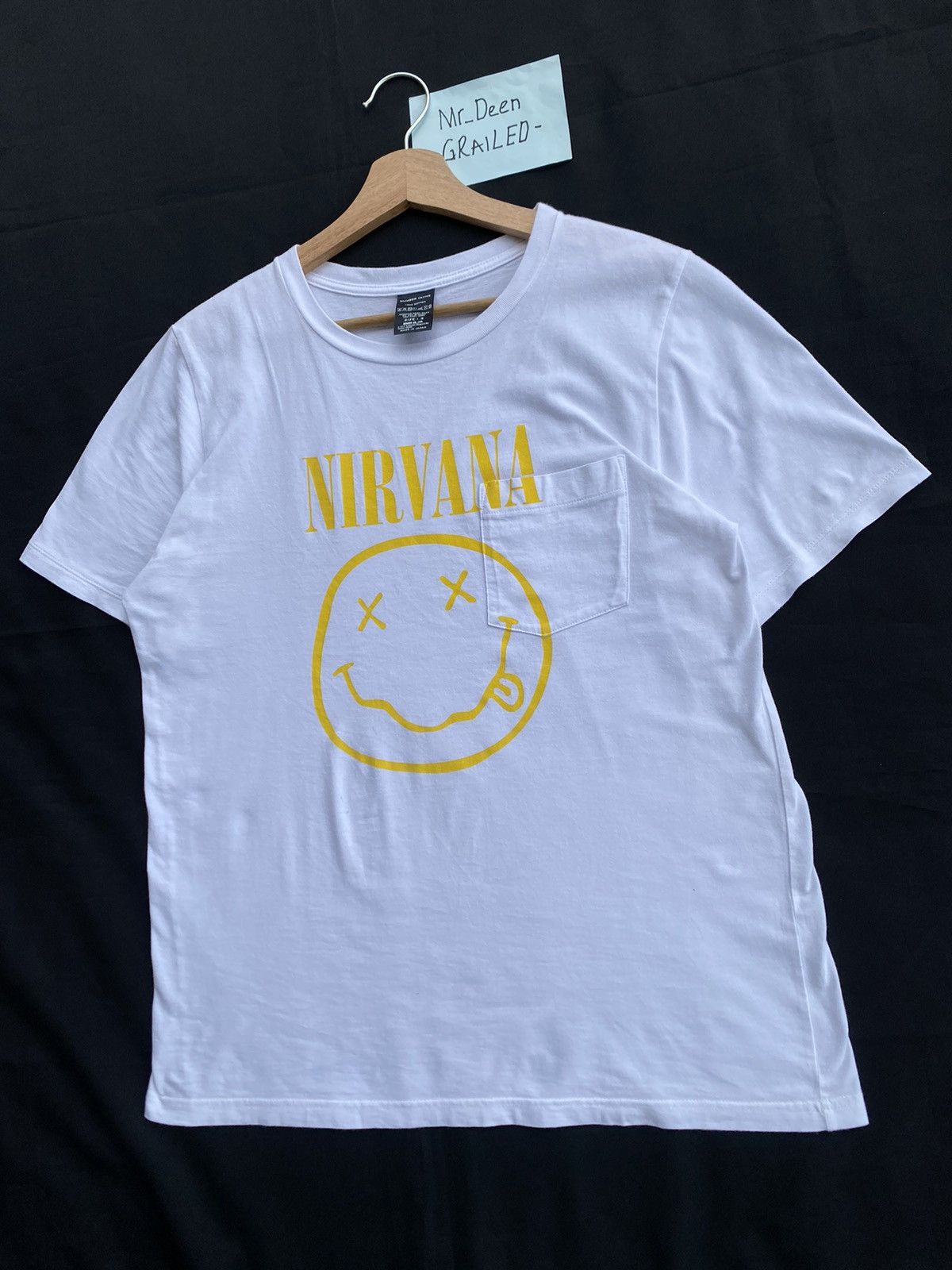 Number (N)ine Rare Number Nine x Nirvana Yellow Smiley Tshirt Size US M / EU 48-50 / 2 - 4 Thumbnail