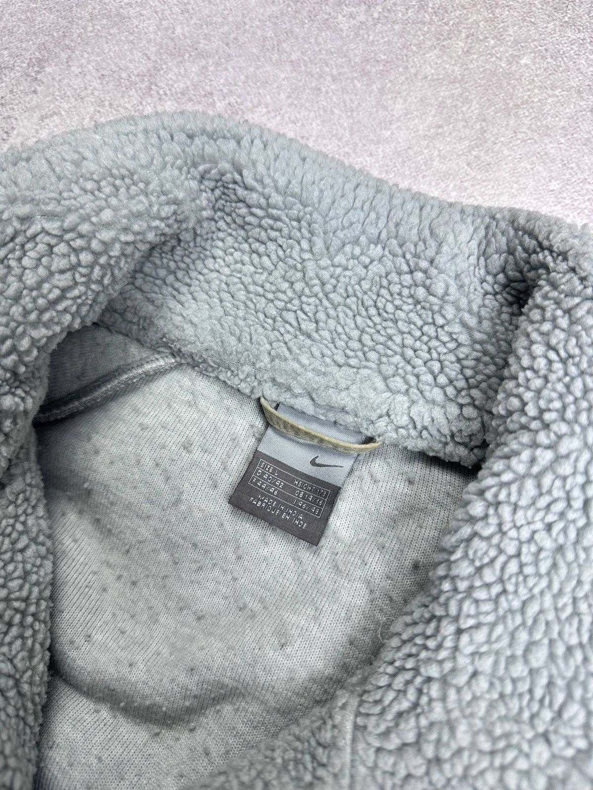 Nike Vintage 90's Nike Retro Fleece Sherpa Jacket Y2K L Womans Size L / US 10 / IT 46 - 5 Thumbnail