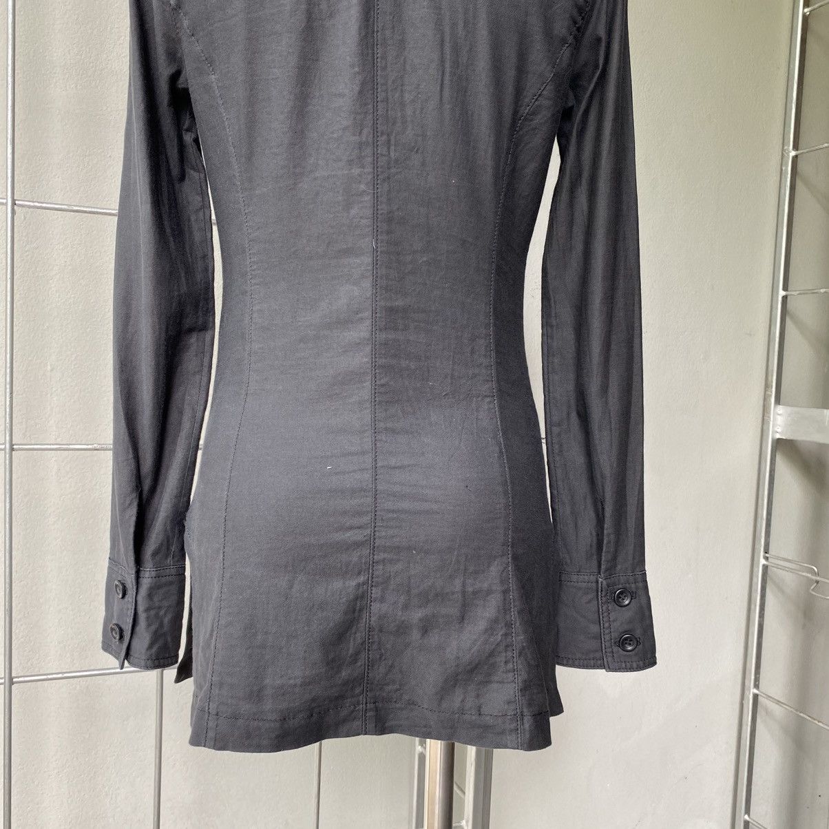 Le Grande Bleu (L.G.B.) LGB LE GRAND BLEU Y2K Punk Black Lace-Up Military Dress Size S / US 4 / IT 40 - 3 Thumbnail