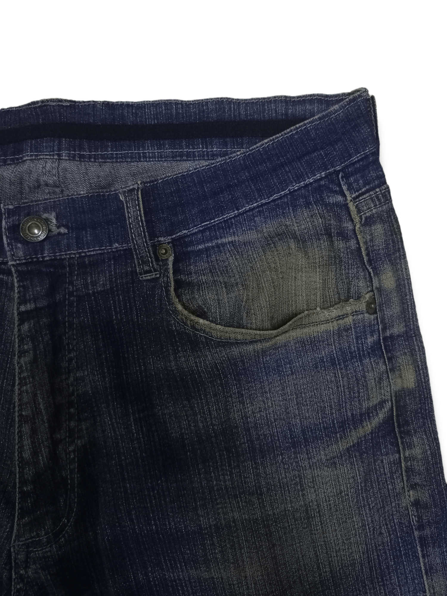 Japanese Brand Vintage Japanese Brand Mud Wash Loose Denim Pants Size US 32 / EU 48 - 5 Thumbnail