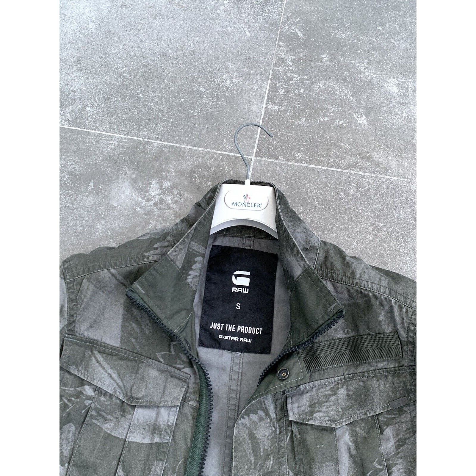 G-Star Men's G-STAR Raw Camo Overshirt Military Coat Jacket S EU 46 Size US S / EU 44-46 / 1 - 10 Thumbnail