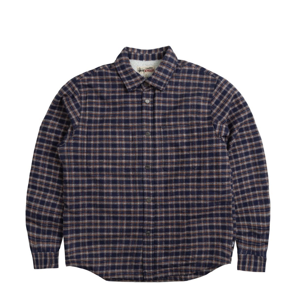 Stussy Sherpa Lined Plaid Over Shirt Size US S / EU 44-46 / 1 - 1 Thumbnail