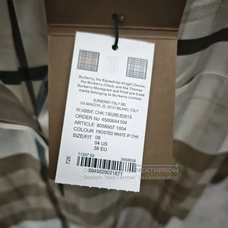 Burberry Burberry Summer Beige Cotton Dress for Women. Size XS / US 0-2 / IT 36-38 - 5 Thumbnail