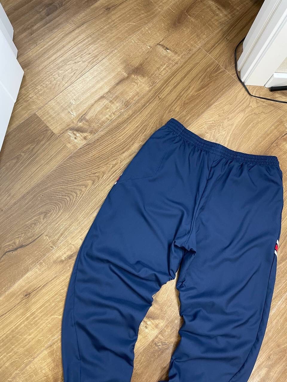 Jordan Brand × Vintage Vintage Nike Air Jordan Drill Nylon France PSG Pants Joggers Size US 36 / EU 52 - 18 Thumbnail