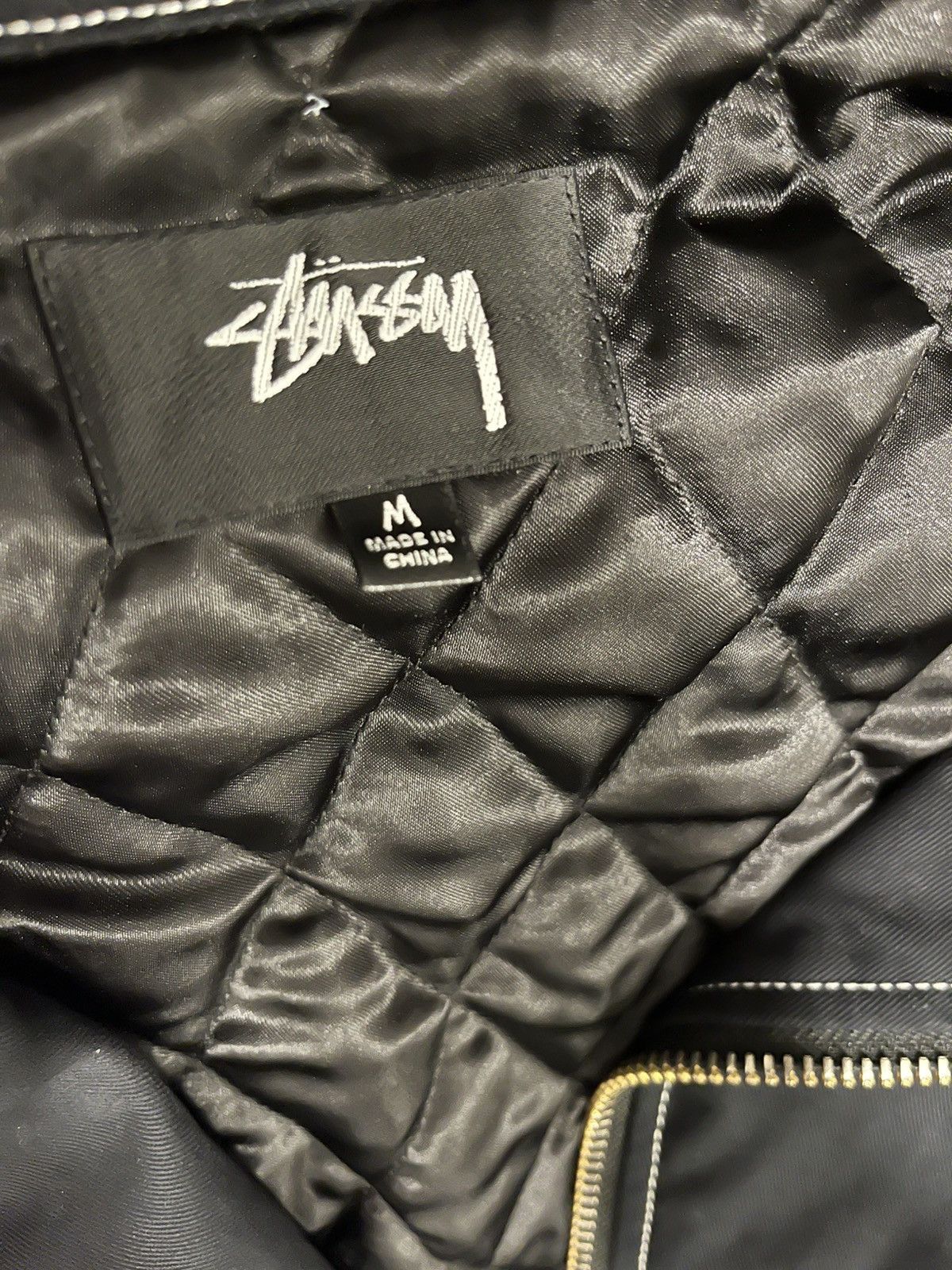 Stussy twill moto jacket stussy Size US M / EU 48-50 / 2 - 3 Thumbnail
