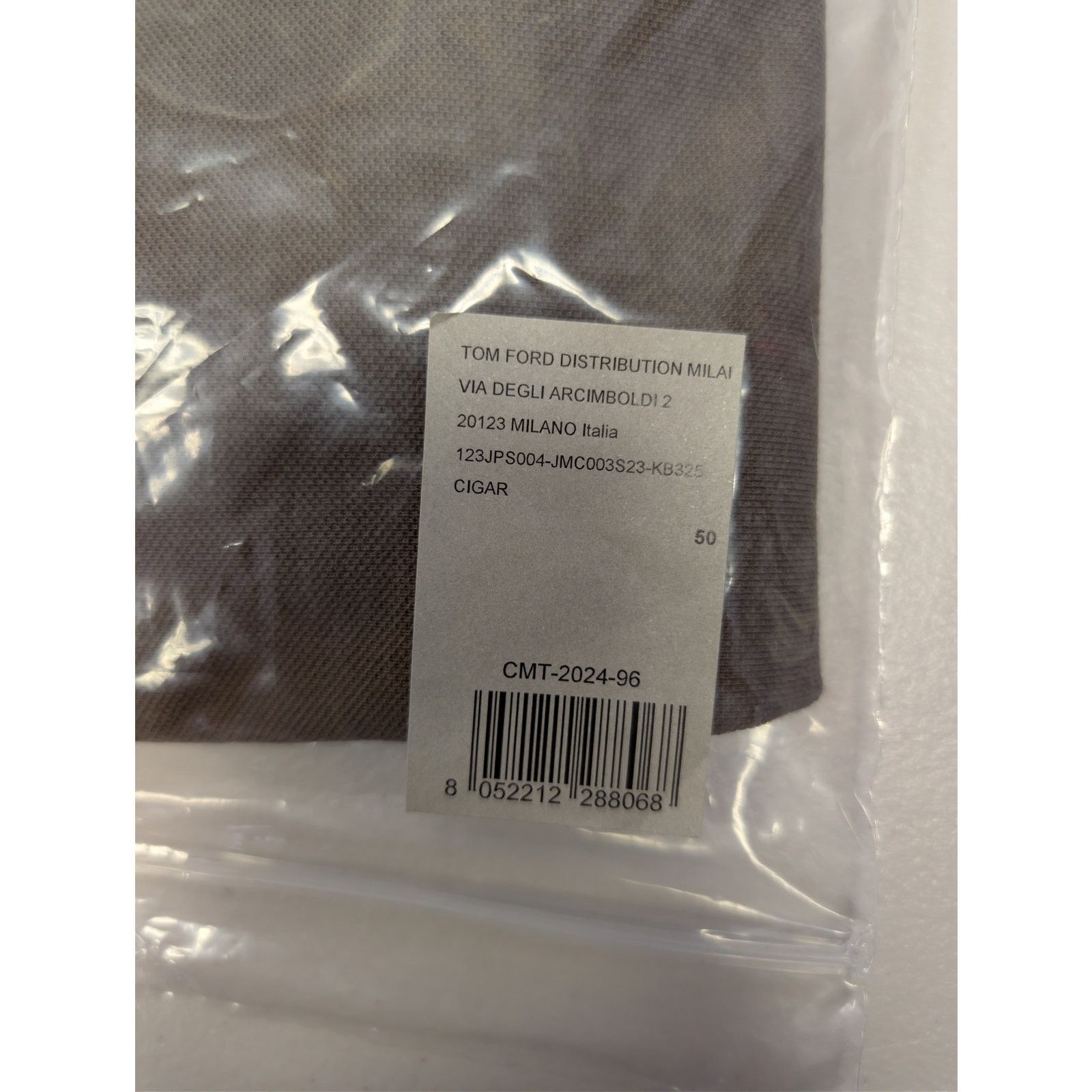 Tom Ford o1rshd1 Cotton Pique Polo Shirt in Brown Size US M / EU 48-50 / 2 - 22 Thumbnail