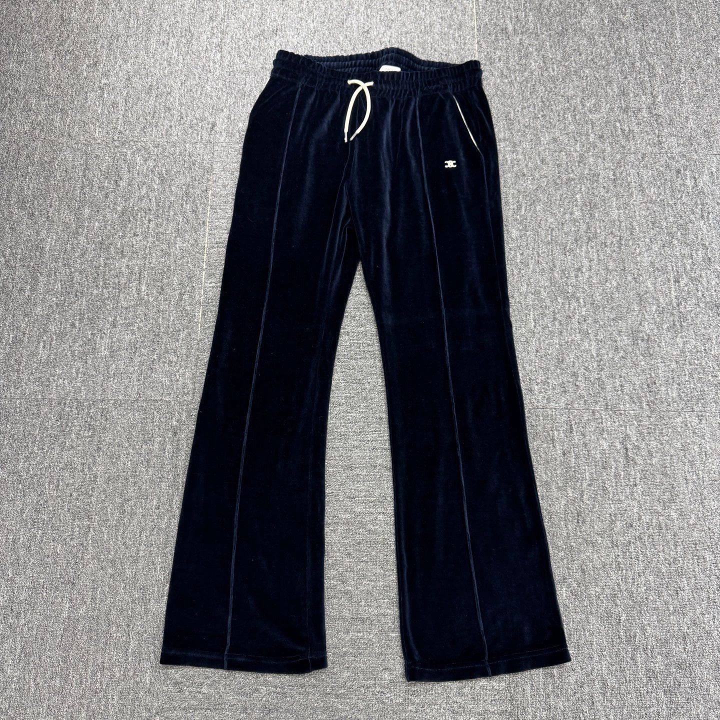 Celine Celine 0880 velvet flared pants L new Size 28" / US 6 / IT 42 - 1 Thumbnail