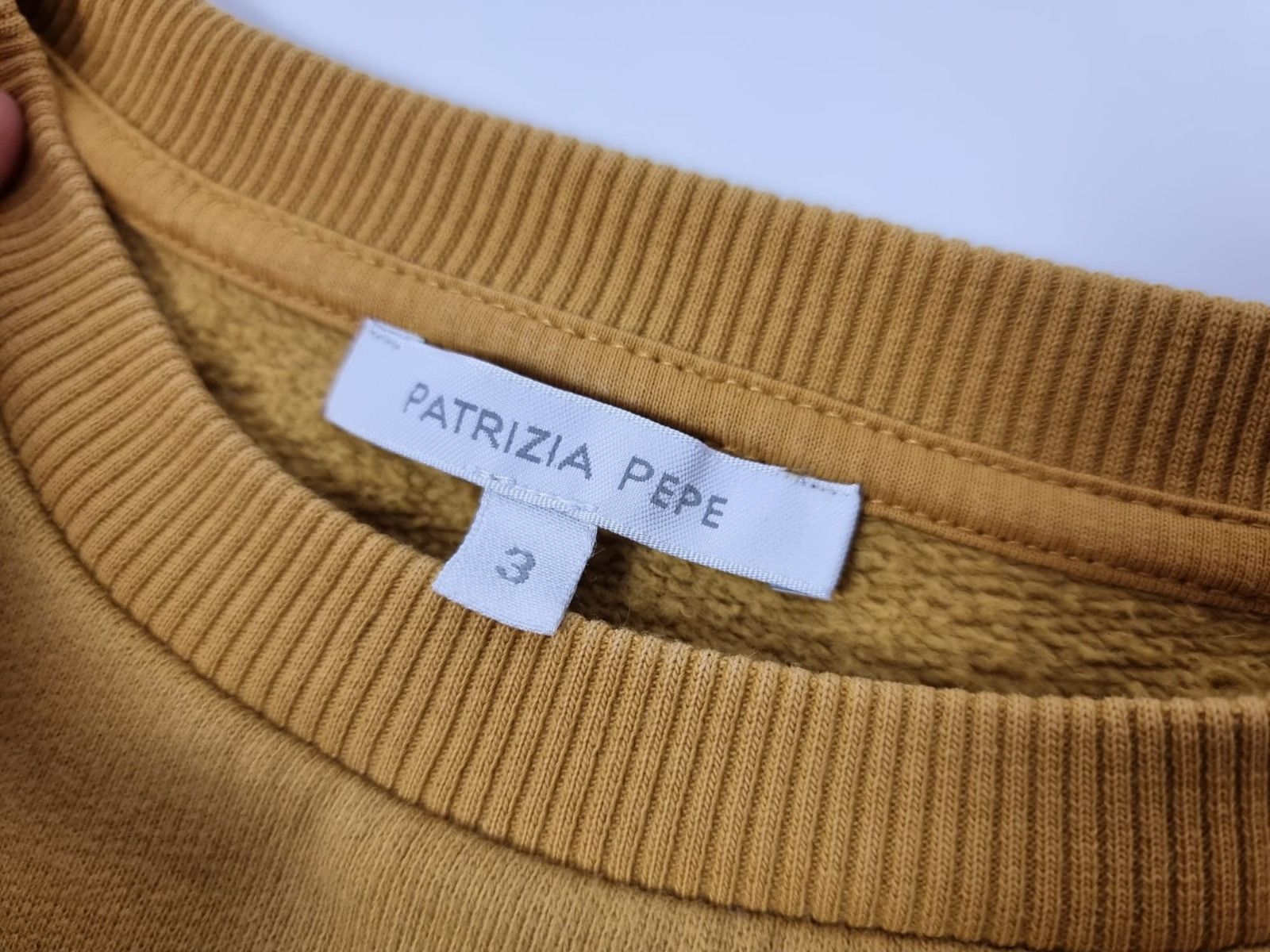 Patrizia Pepe Patrizia Pepe organic cotton crewneck yellow S M Size S / US 4 / IT 40 - 3 Thumbnail