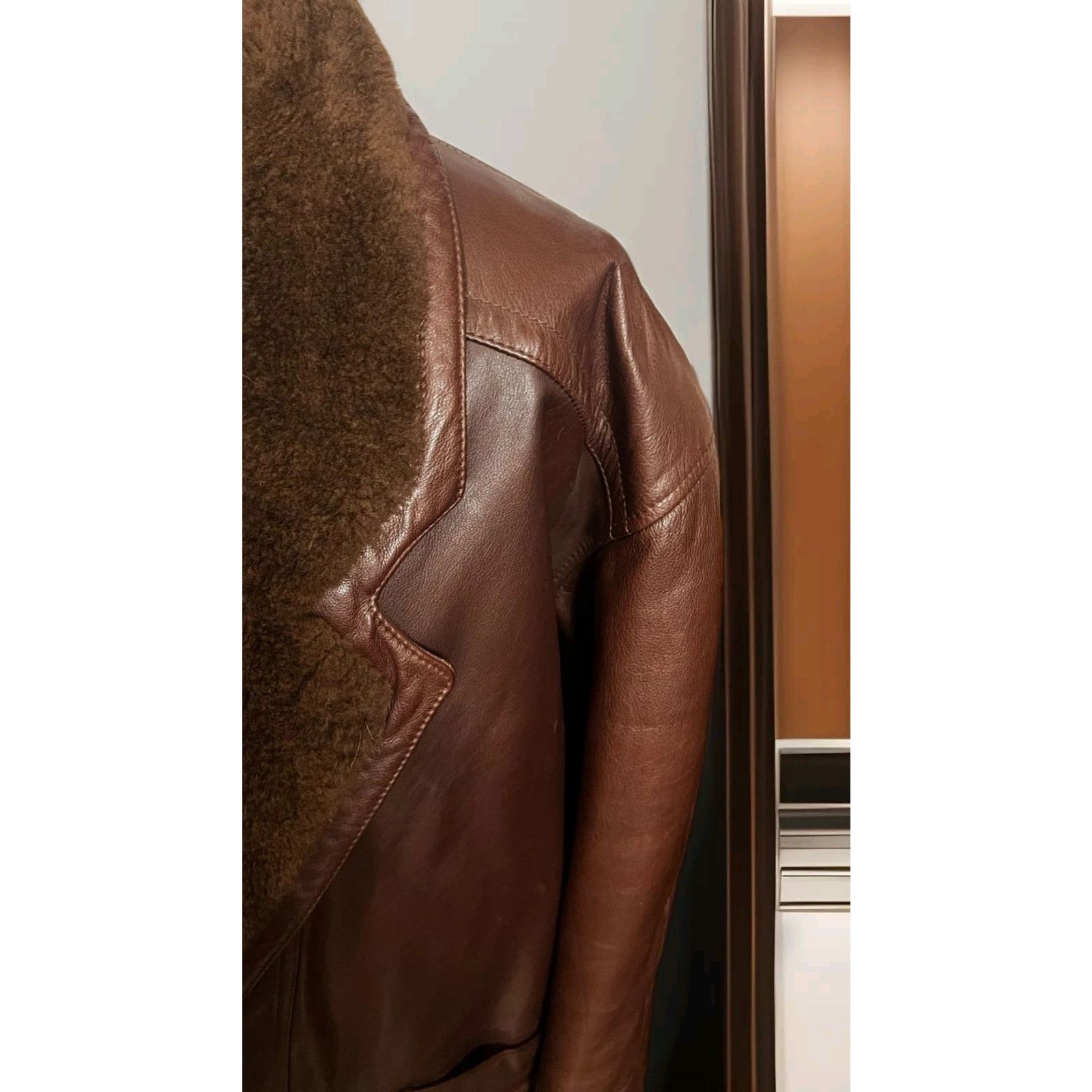 Vera Pelle Vera Pelle Brown Men Coat 100% Real Leather size 54 Size US L / EU 52-54 / 3 - 2 Thumbnail