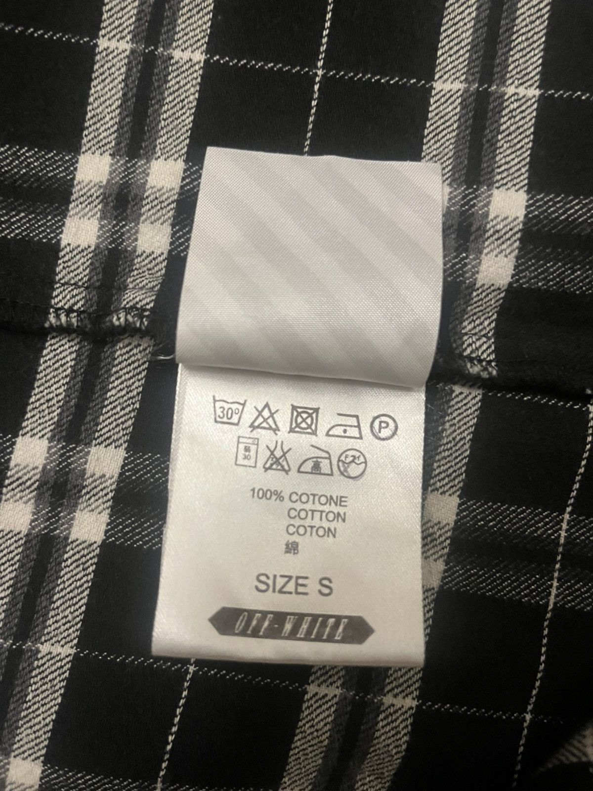 Off-White Off-White Flannel Shirt Early Virgil Era Size US S / EU 44-46 / 1 - 7 Thumbnail