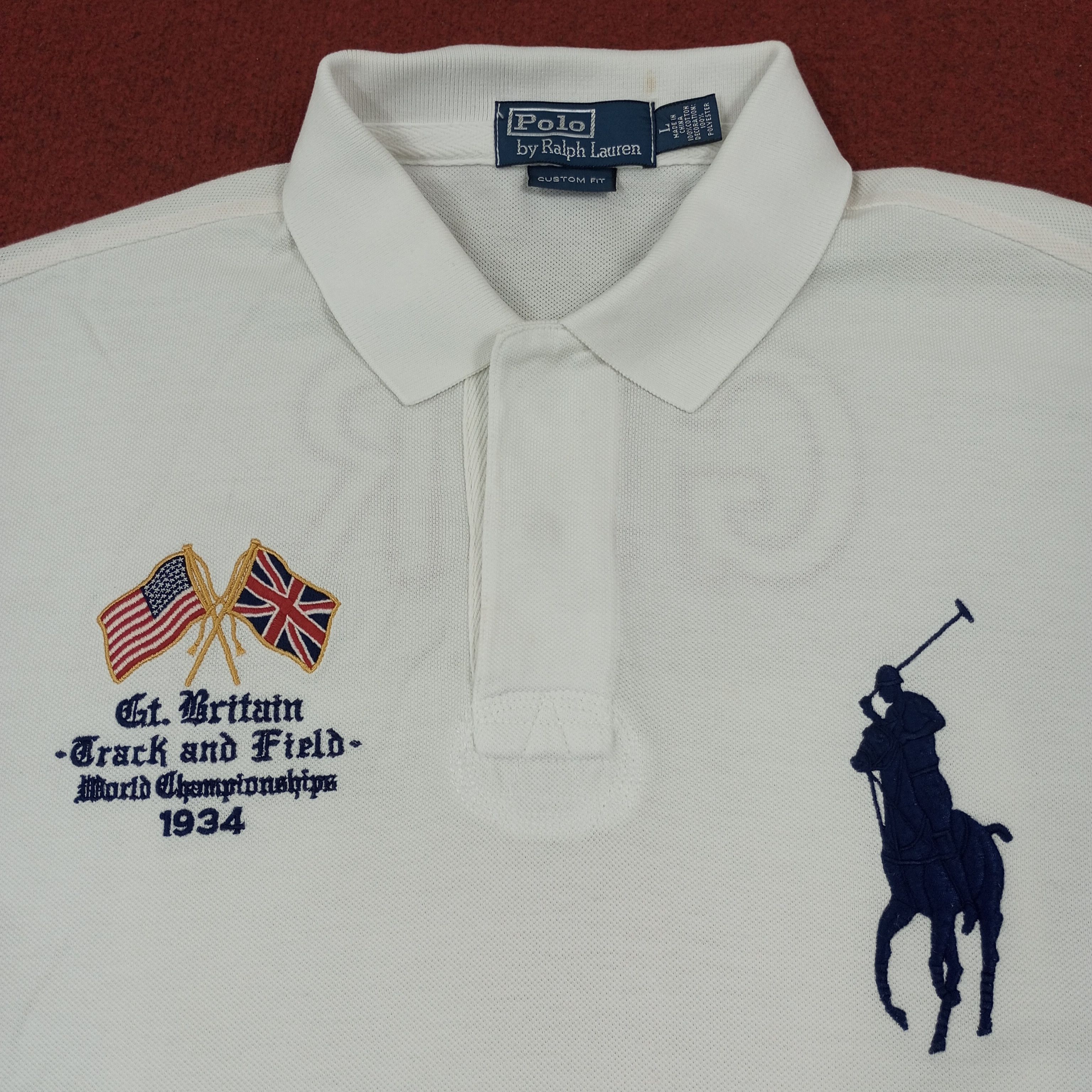 Polo Ralph Lauren Polo by Ralph Lauren GBR Great Britain Style Polos Size US L / EU 52-54 / 3 - 2 Thumbnail