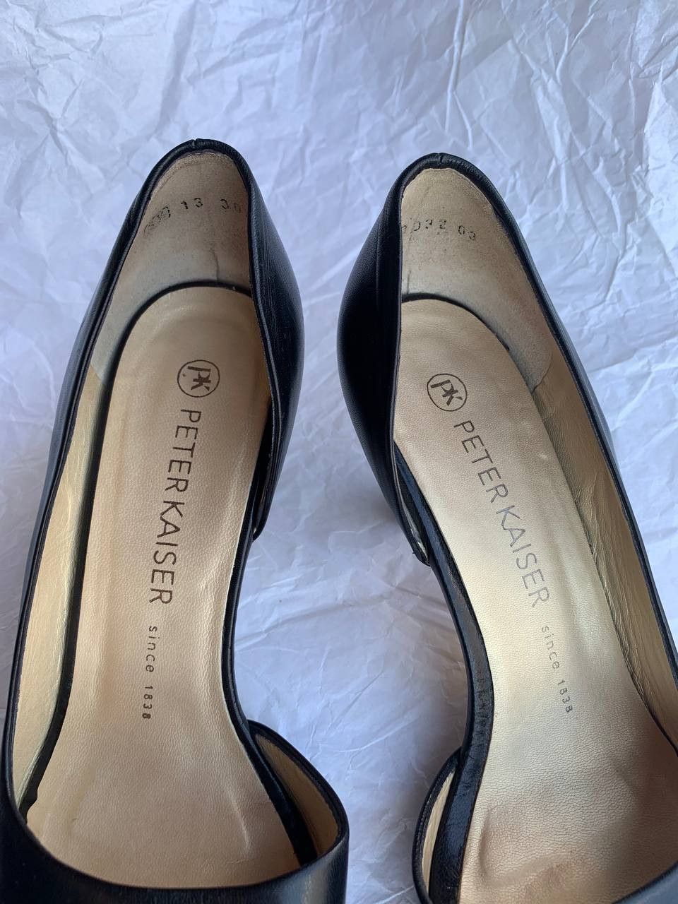 Other Peter Kaiser black women's leather vintage sandals Size US 6 / IT 36 - 3 Thumbnail