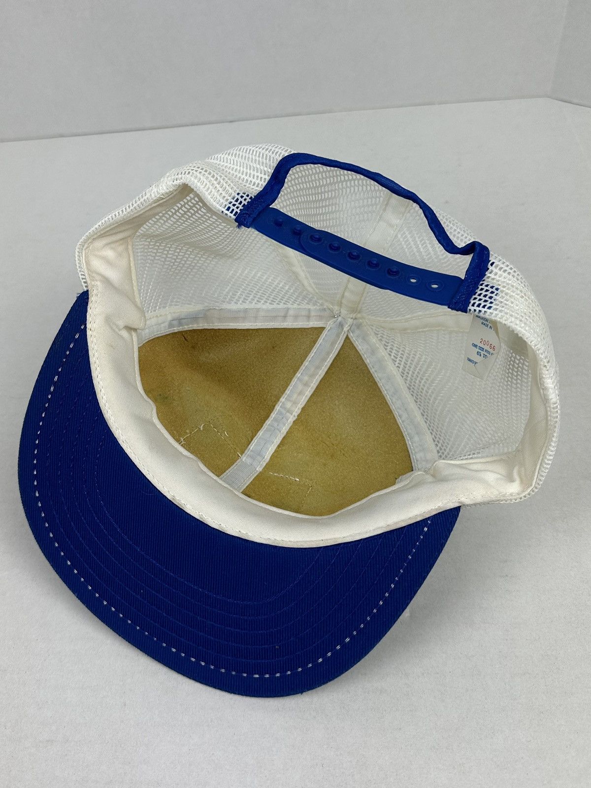 Vintage Vintage Bowman Trucker Patch Logo Snapback Mesh Hat 80s Size ONE SIZE - 6 Thumbnail