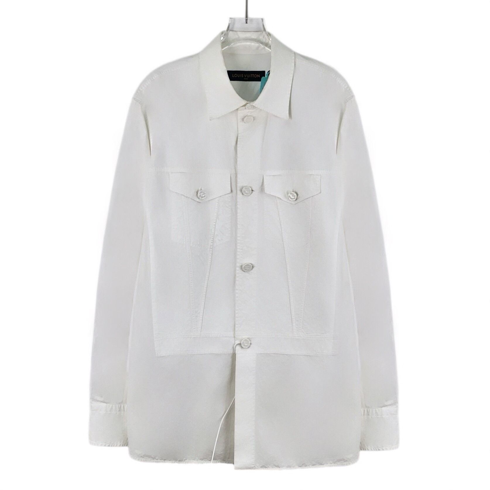Louis Vuitton Louis Vuitton Cotton White Shirt L Men Size US L / EU 52-54 / 3 - 1 Thumbnail