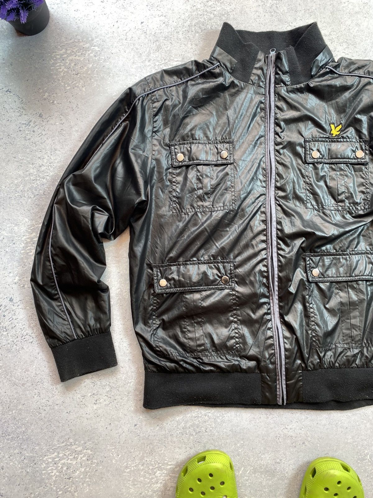 Lyle & Scott Lyle Scott Men’s Black Light Jacket Size Large Size US L / EU 52-54 / 3 - 3 Thumbnail