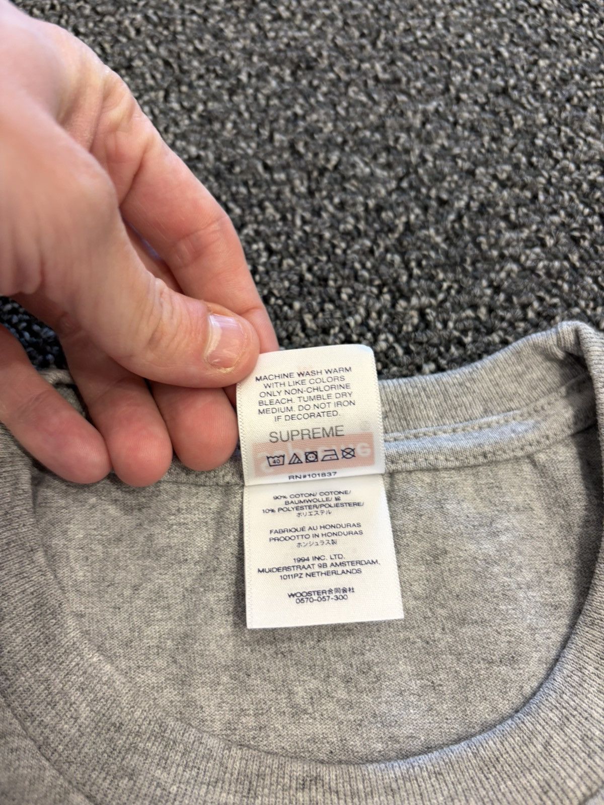 Supreme Supreme x Tyler the Creator Tee (Grey) Size US M / EU 48-50 / 2 - 5 Thumbnail