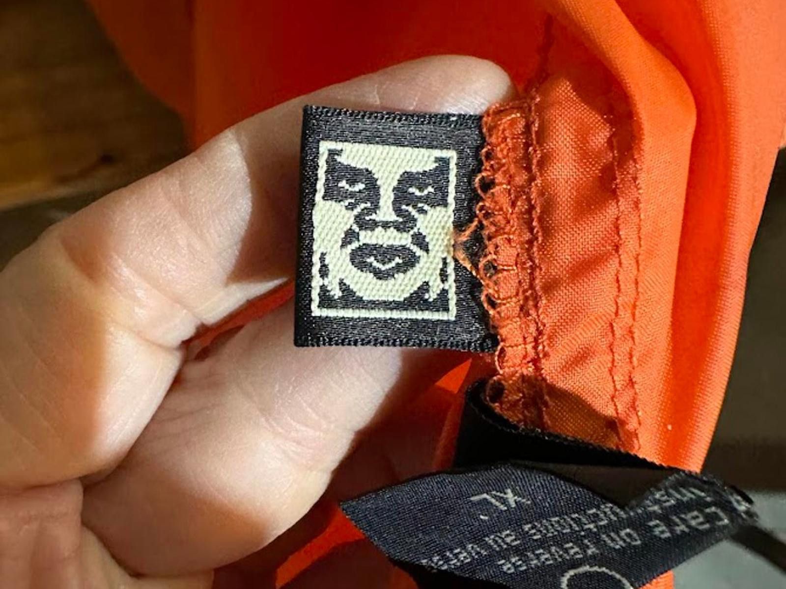 Other Obey Propaganda Hooded Nylon Jacket XL Orange Size US XL / EU 56 / 4 - 5 Thumbnail