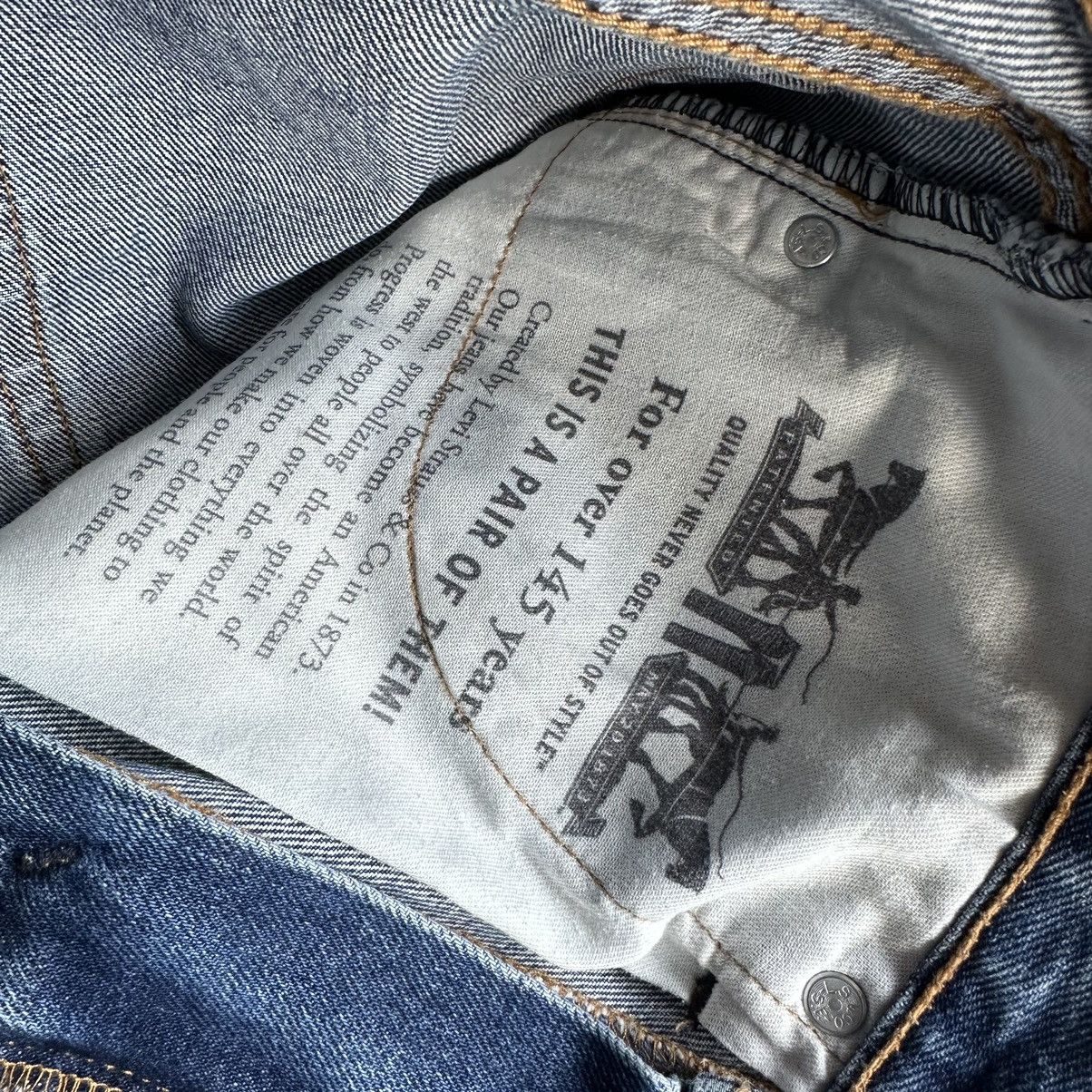 Levi's Y2k Levis 505 Blue Washed Vintage Denim 30x31 D576 Size US 30 / EU 46 - 14 Thumbnail