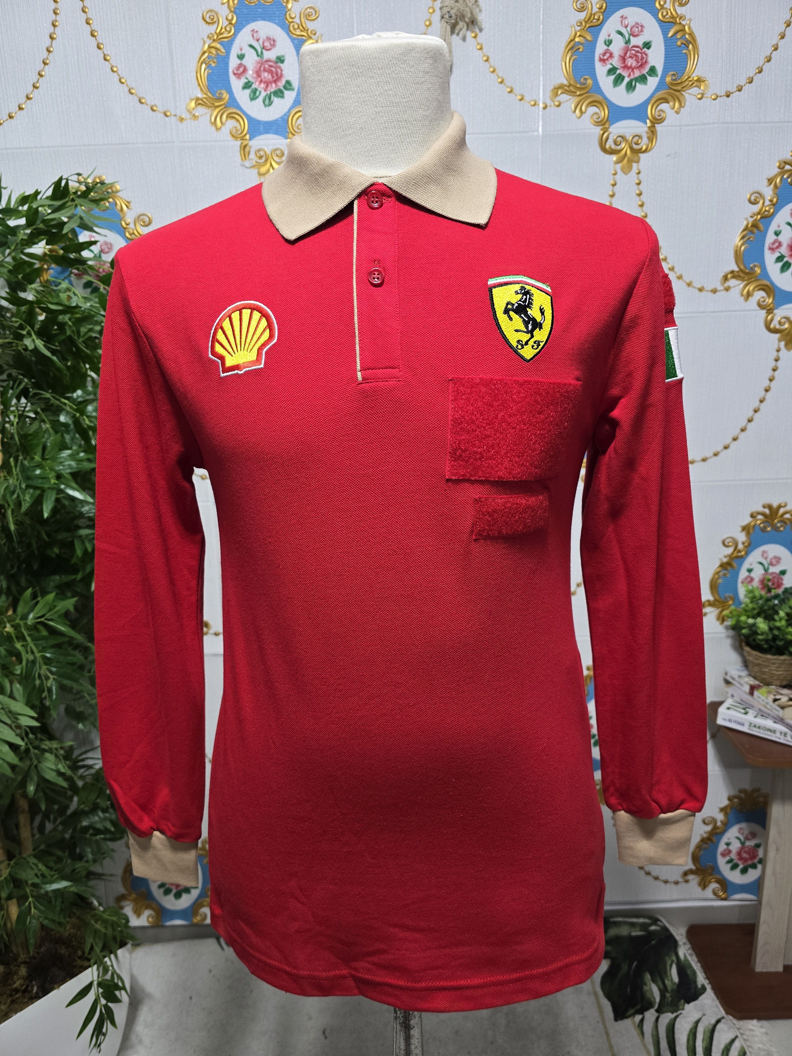 vintage Scuderia Ferrari Shell long-sleeved ,NEW WITH TAGS