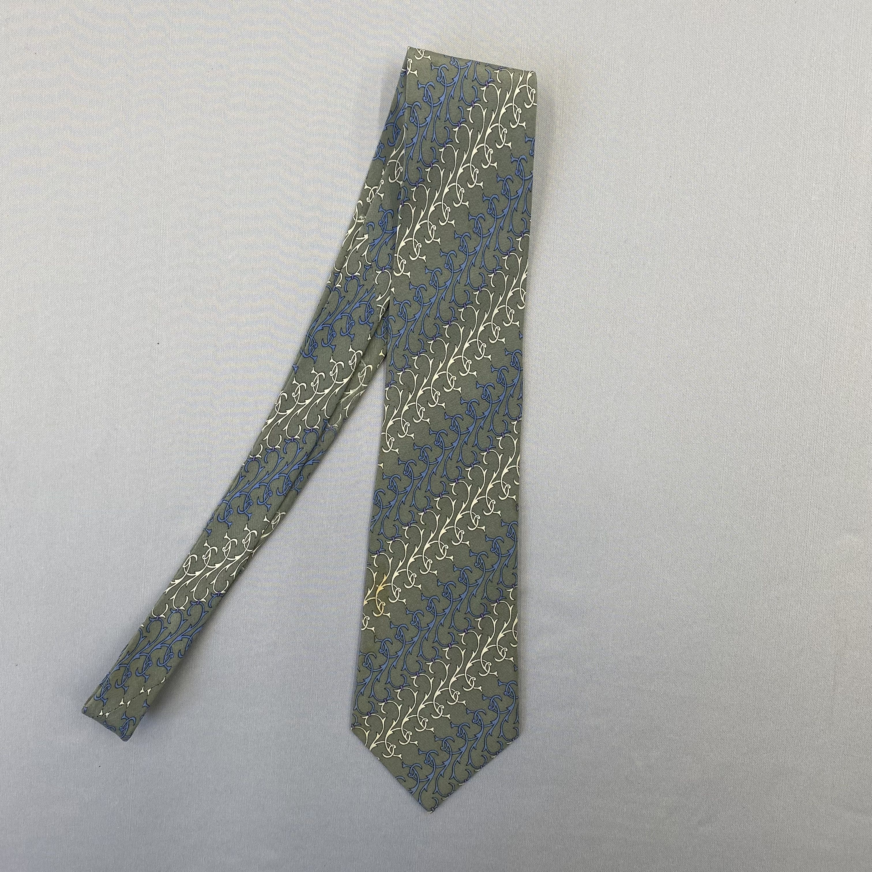 Japanese Brand Vintage Superieur SILK Necktie Cravate Pure Silk Size ONE SIZE - 4 Thumbnail