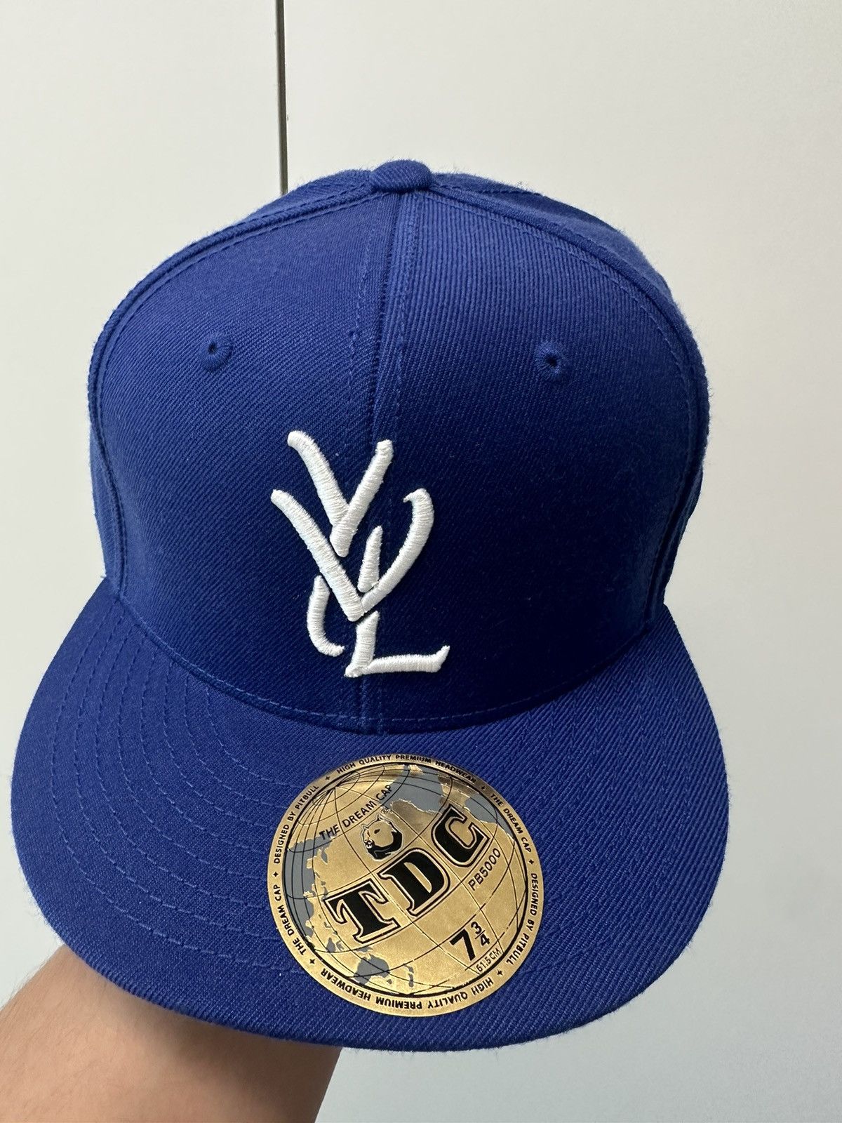 YVL 自身購入 Playboi Carti ネイビー キャップ 7 3/8 新品】Playboi Carti着用 YVLキャップ 7 3/8 ネイビー - メルカリ