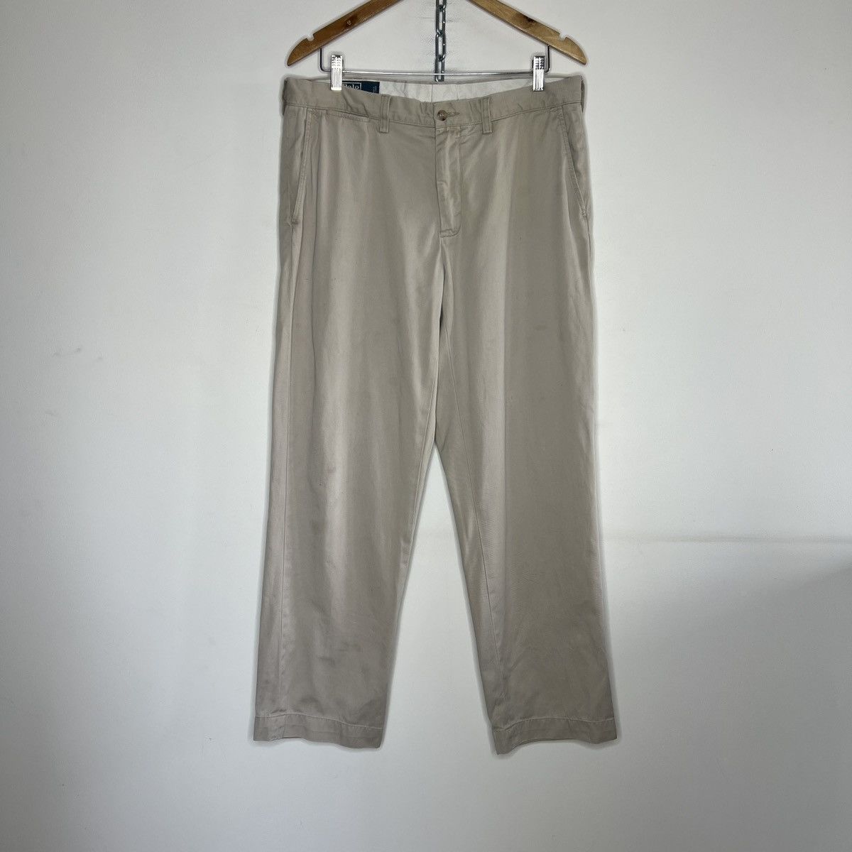 Polo Ralph Lauren × Vintage Vintage Polo Ralph Lauren Chino Casual Pants Size US 34 / EU 50 - 1 Thumbnail