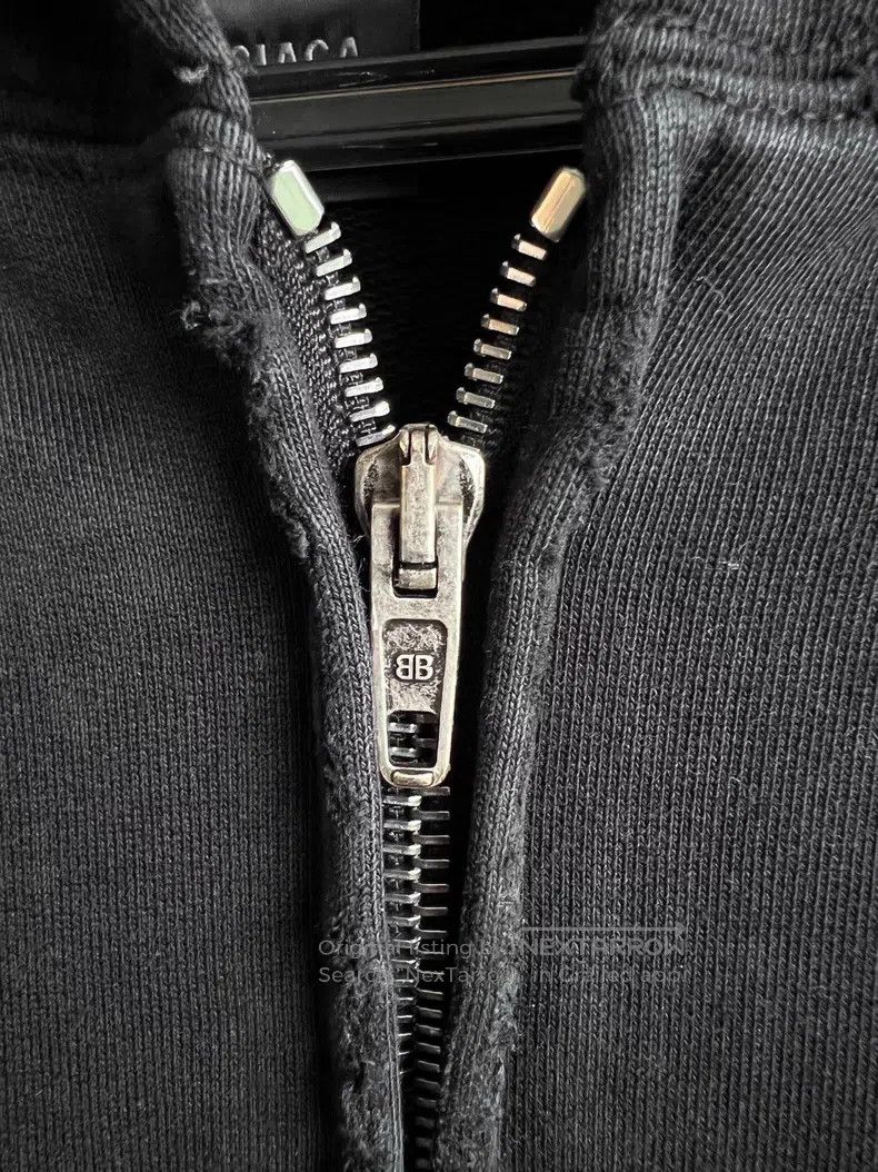 Balenciaga Balenciaga Buddhist Scripture Mud Dye Zipper Jacket Size US L / EU 52-54 / 3 - 6 Thumbnail