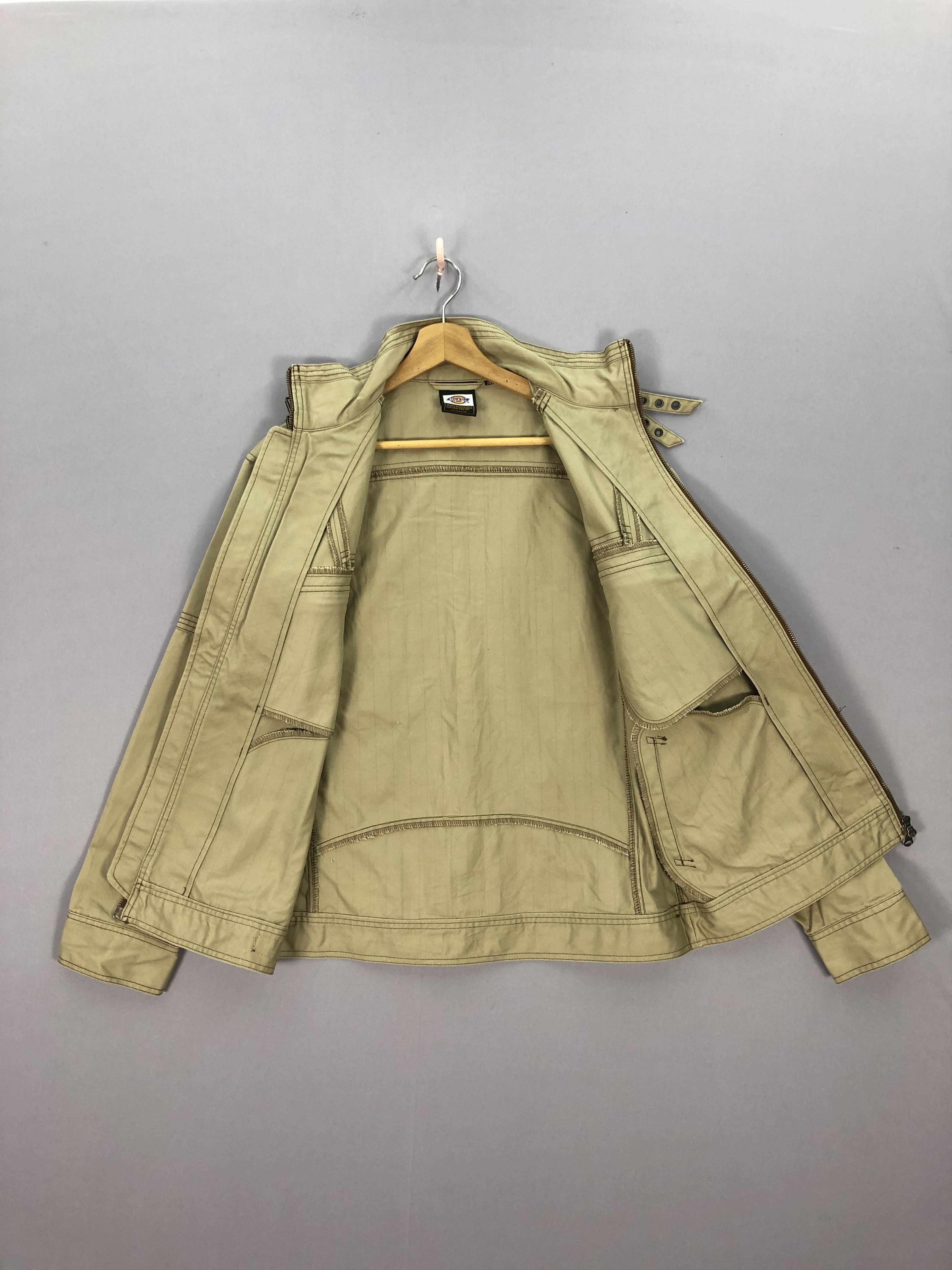 Dickies × Vintage Vintage 90s Dickies Motorcycle Jacket Size US L / EU 52-54 / 3 - 6 Thumbnail