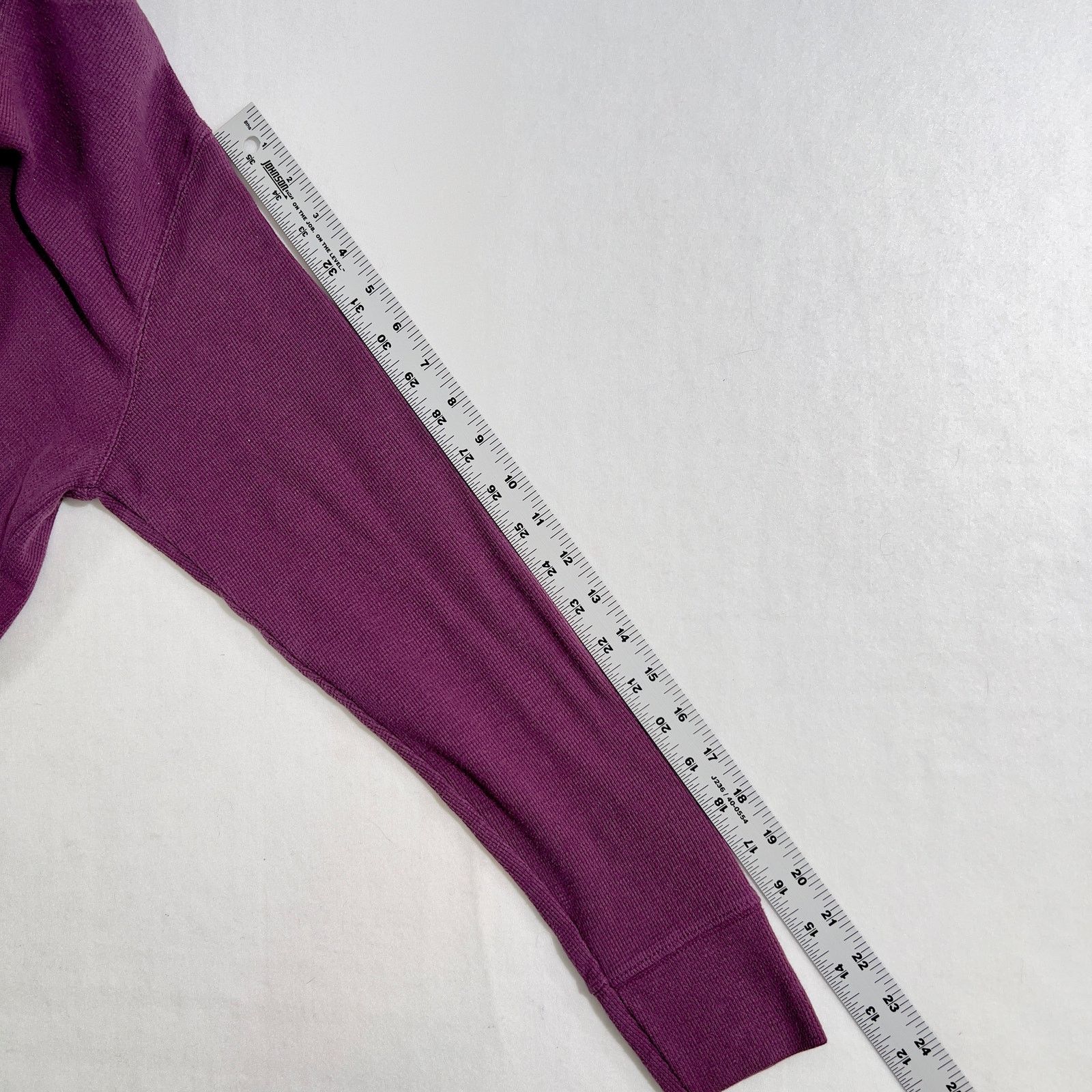 Other Waffle Weave Hoodie LAT Woman's M Purple w/ Butterfly Print Size M / US 6-8 / IT 42-44 - 9 Thumbnail