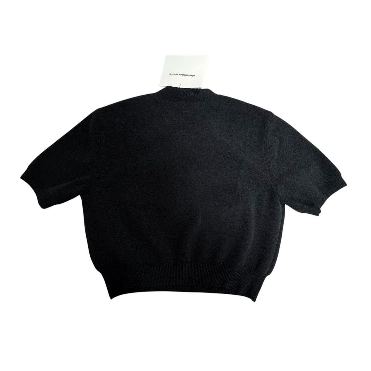 Alexander Wang New with tags Slim-Fit Crew Neck Knit T-Shirt Black Size M Size M / US 6-8 / IT 42-44 - 2 Thumbnail