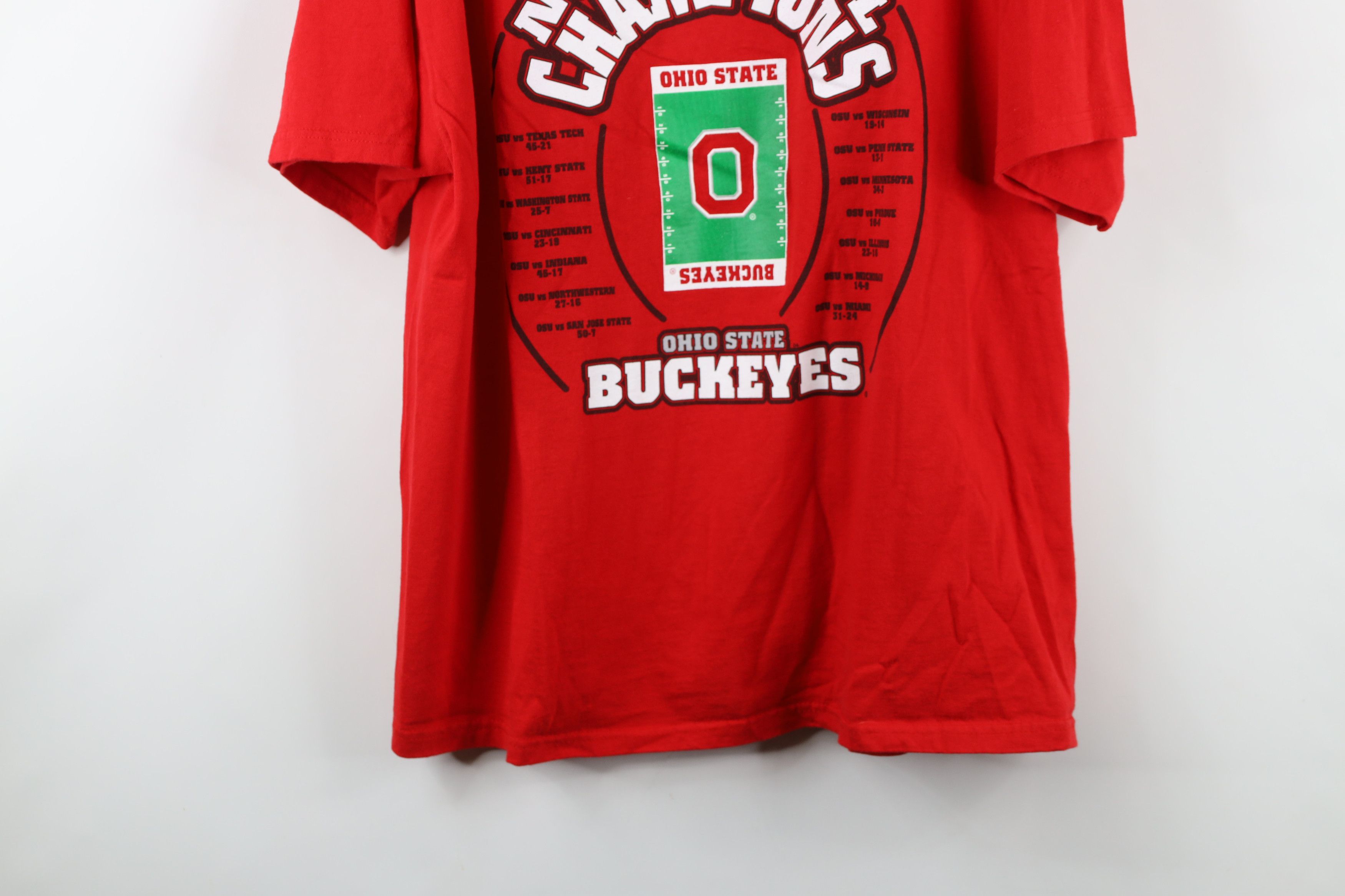 Vintage Vintage Champs Ohio State University Football T-Shirt Red Size US XL / EU 56 / 4 - 3 Thumbnail