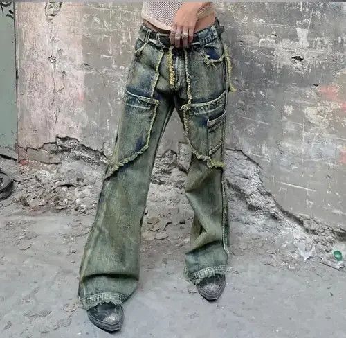 Jean Washing Vintage Raw Jeans Size US 32 / EU 48 - 3 Thumbnail