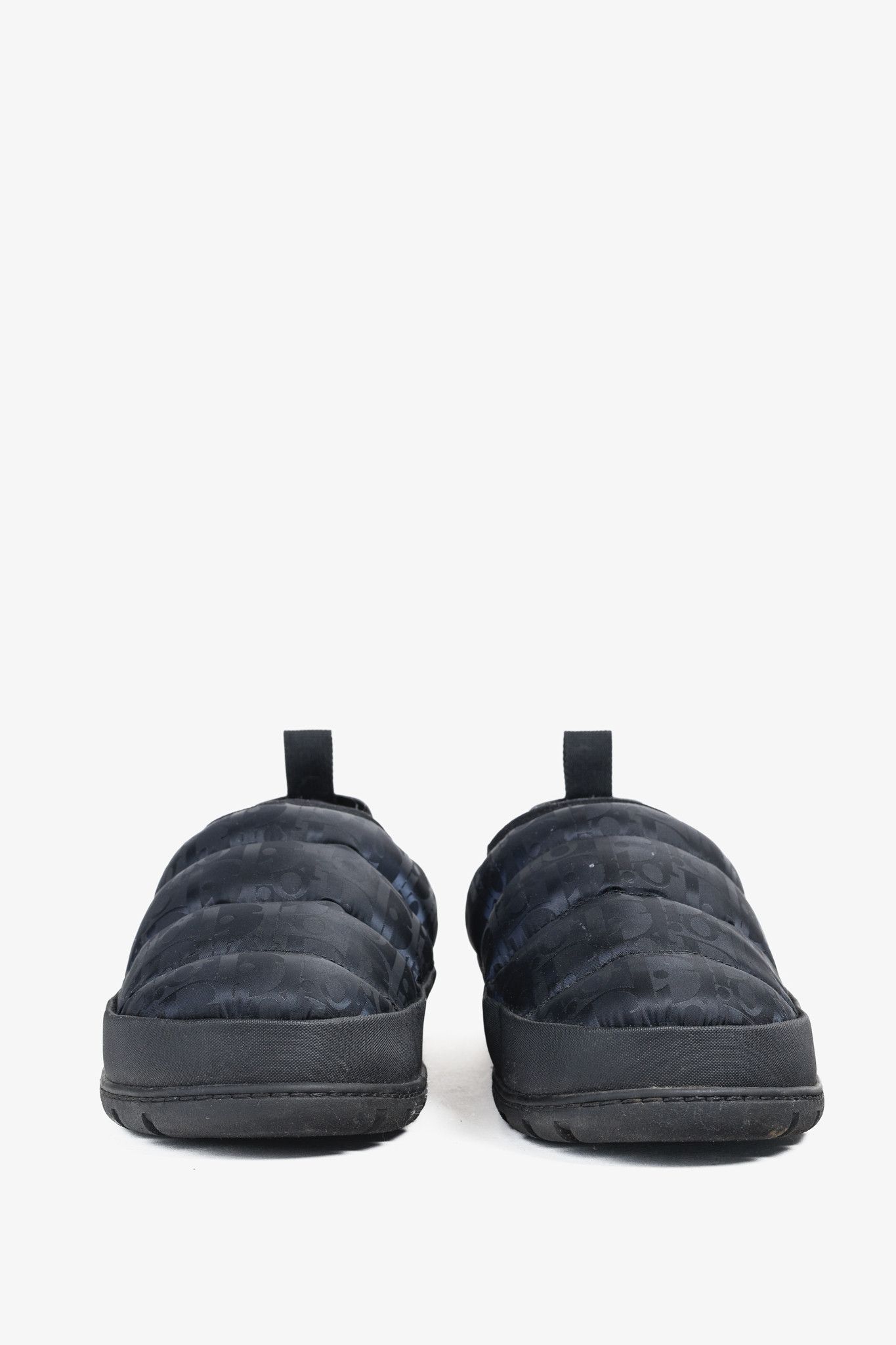 Dior Dior Black Super Dior Oblique Quilted Nylon Snow Slippers Size US 6 / EU 39 - 2 Thumbnail