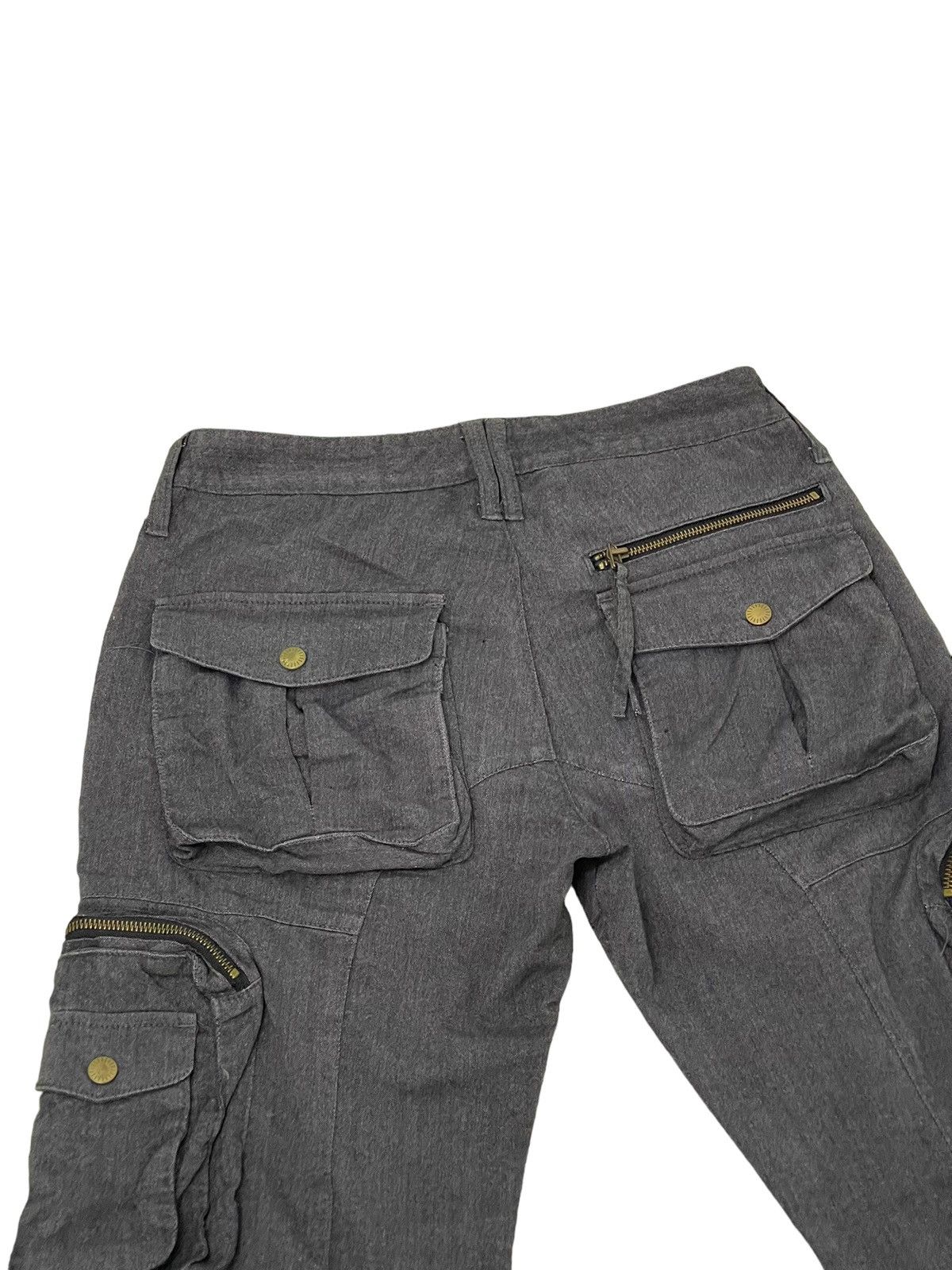 Japanese Brand Tactical Cargo Multipockets Morgan Homme Regular Fit 3🟦 Size US 29 - 14 Thumbnail