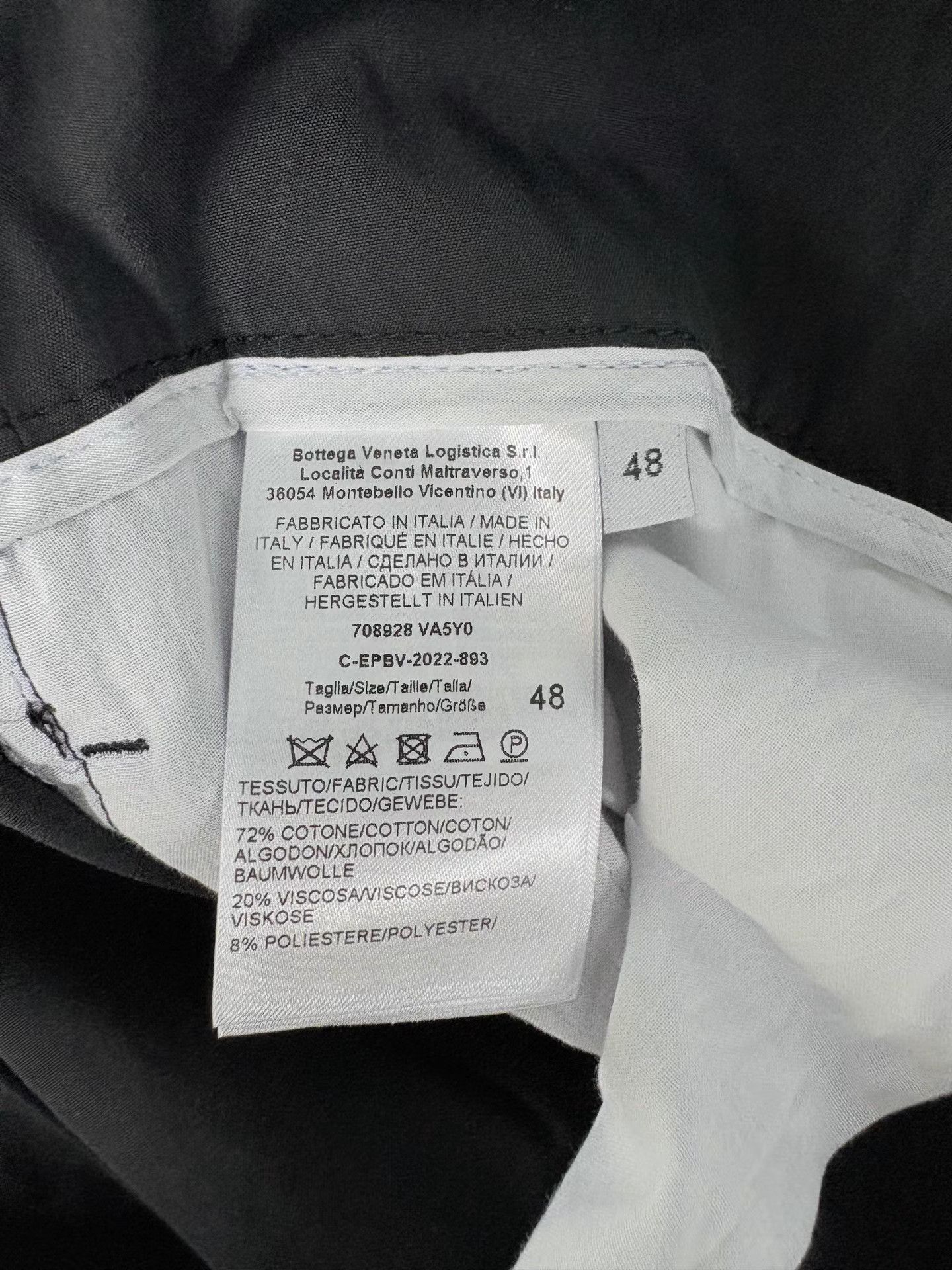 Bottega Veneta BOTTEGA VENETA Black Cargo Pants Size US 32 / EU 48 - 3 Thumbnail